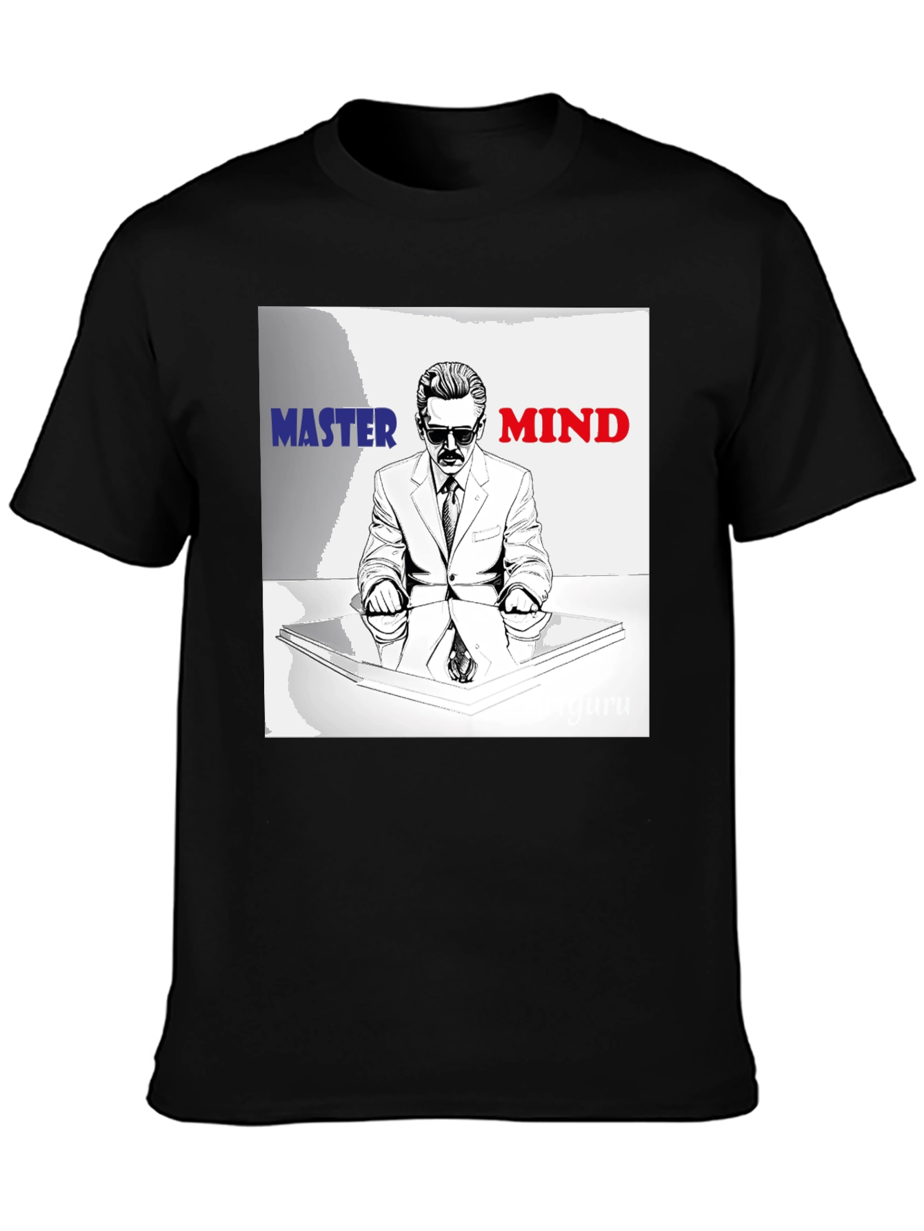 Master Mind Graphic Tee - Stylish Black T-Shirt
