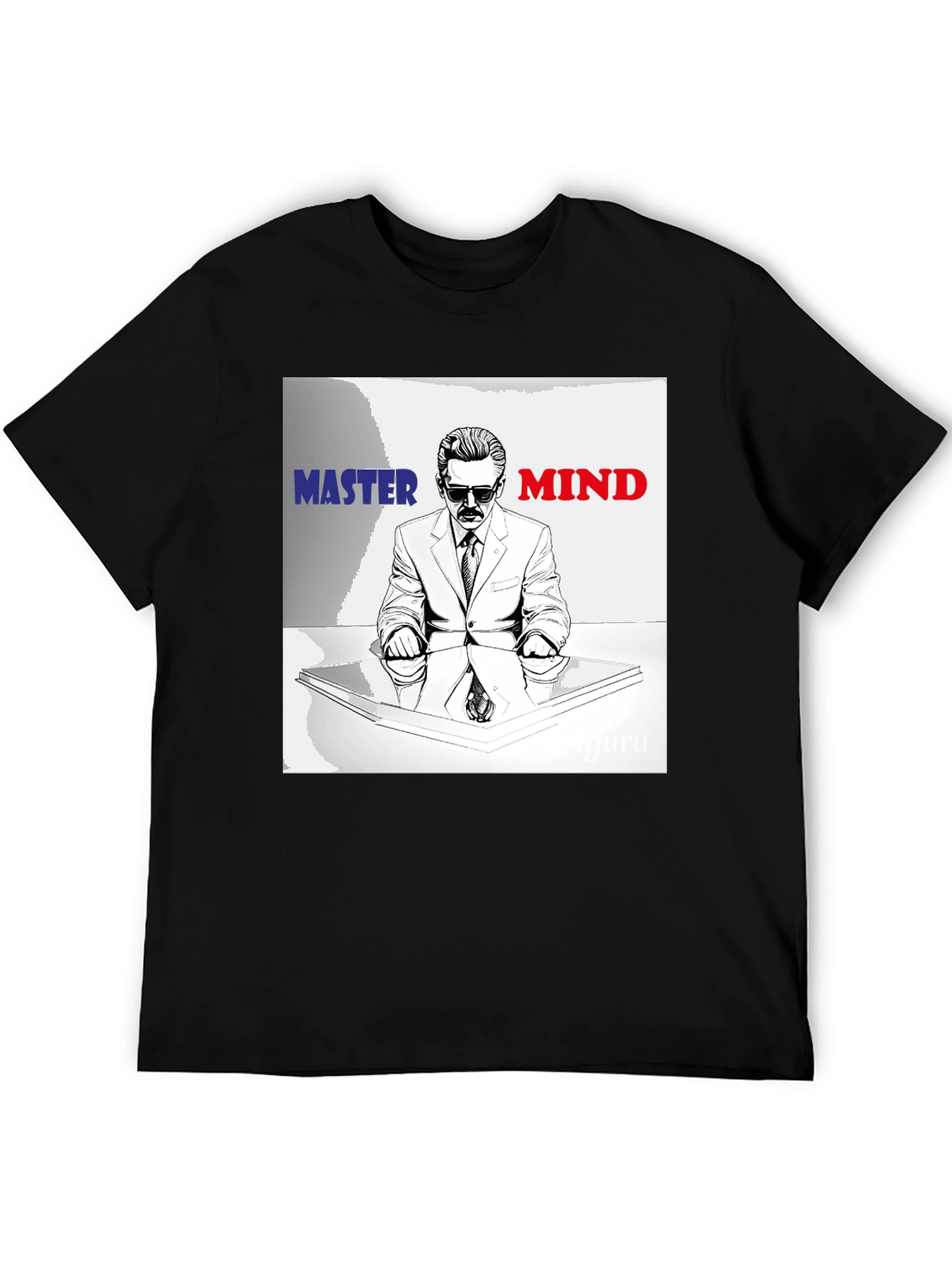 Master Mind Graphic Tee - Stylish Black T-Shirt