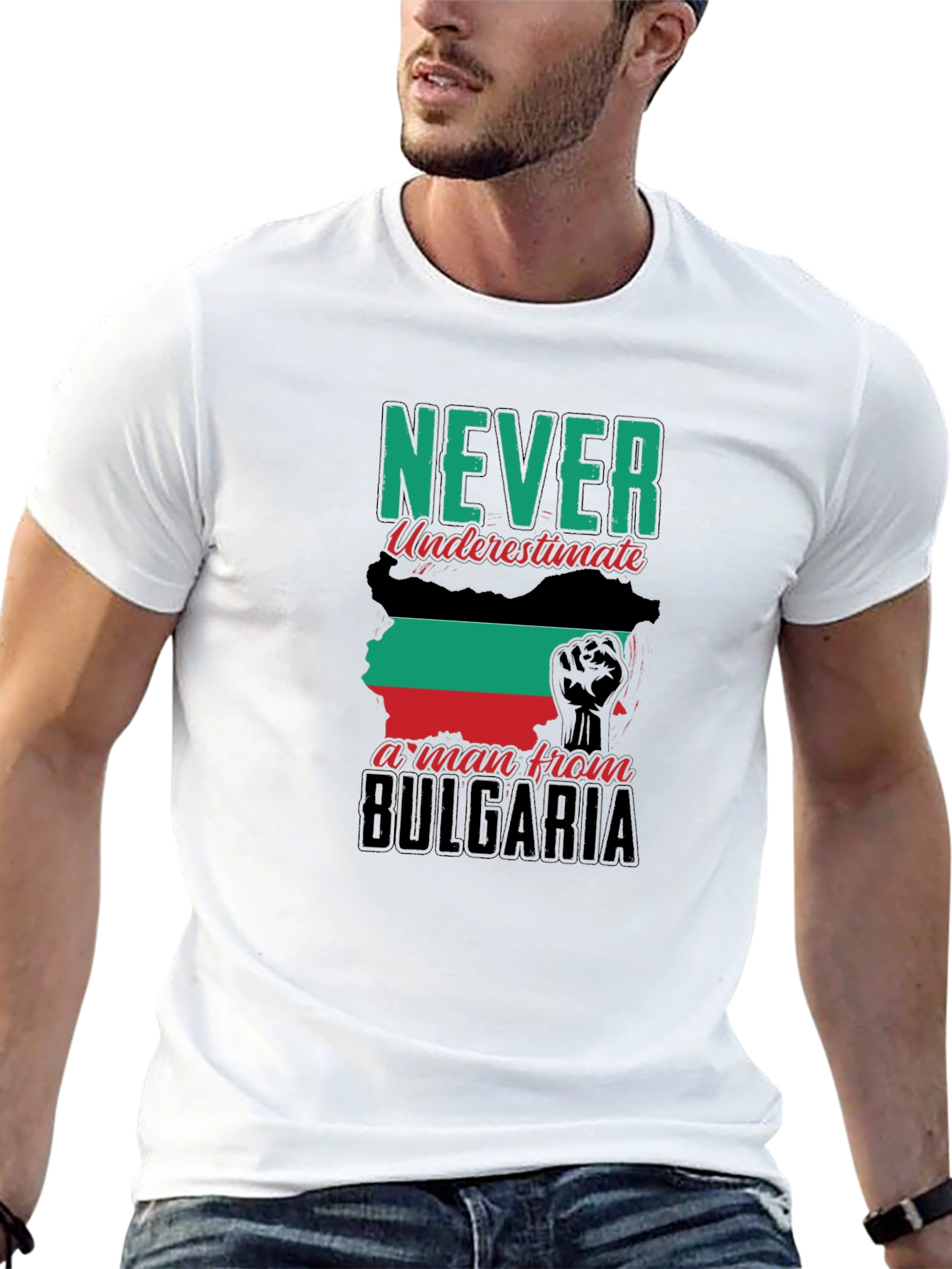 Bulgaria Pride Black T-Shirt