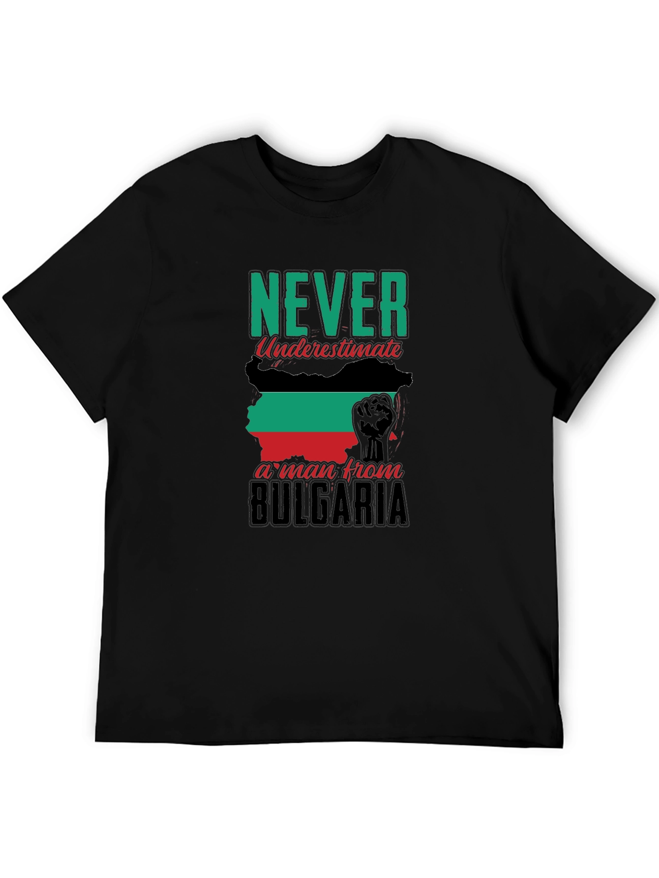 Bulgaria Pride Black T-Shirt