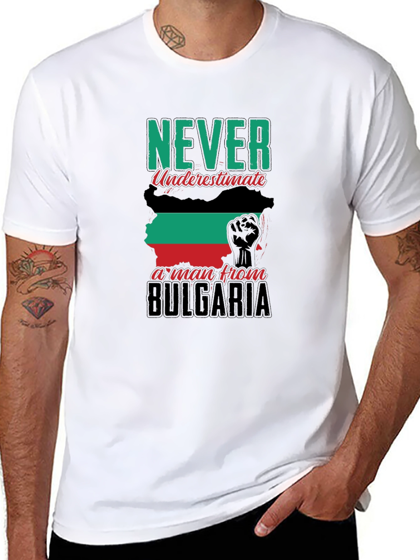Bulgaria Pride Black T-Shirt