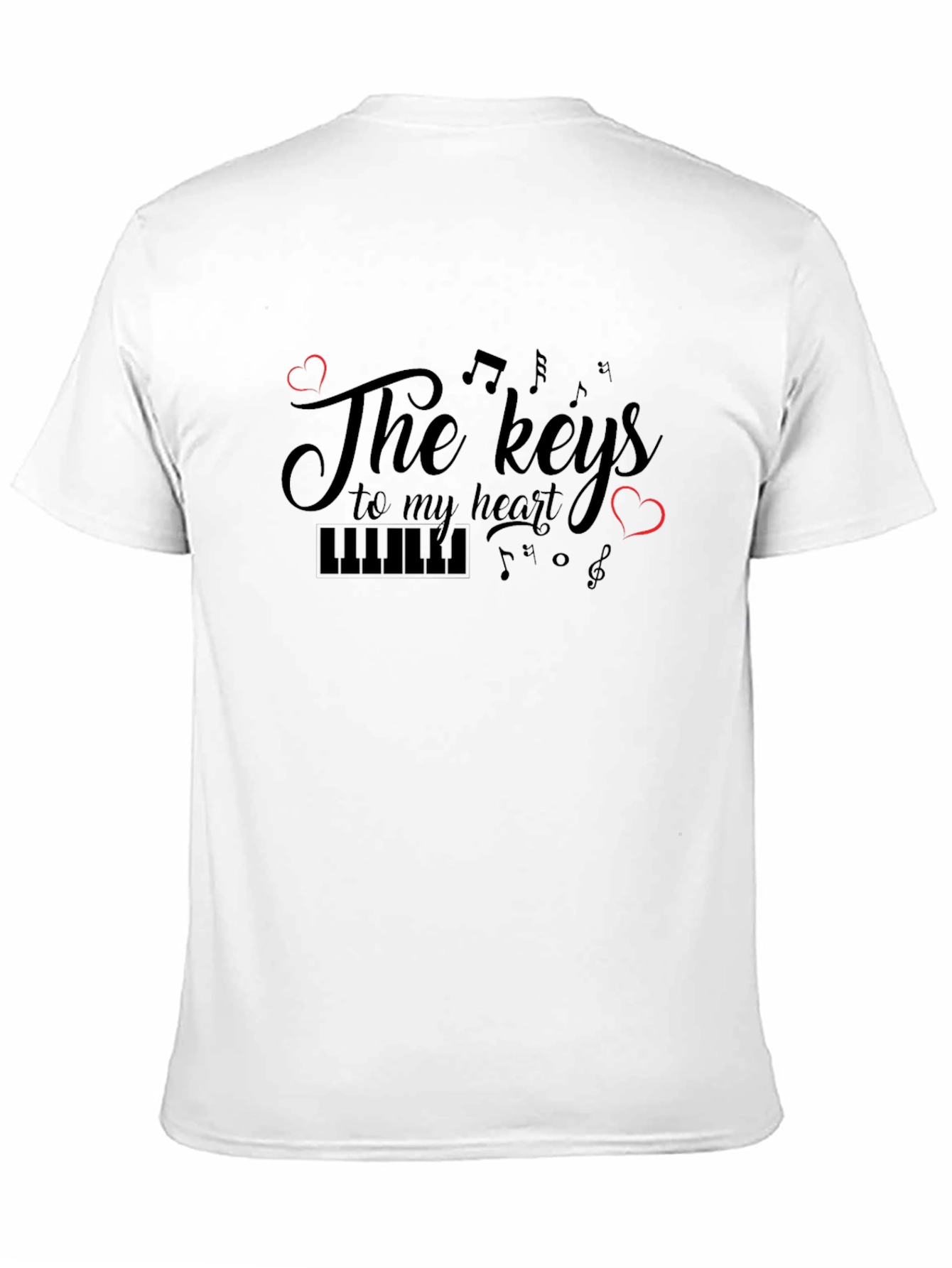 Musical Keys to My Heart Graphic Tee