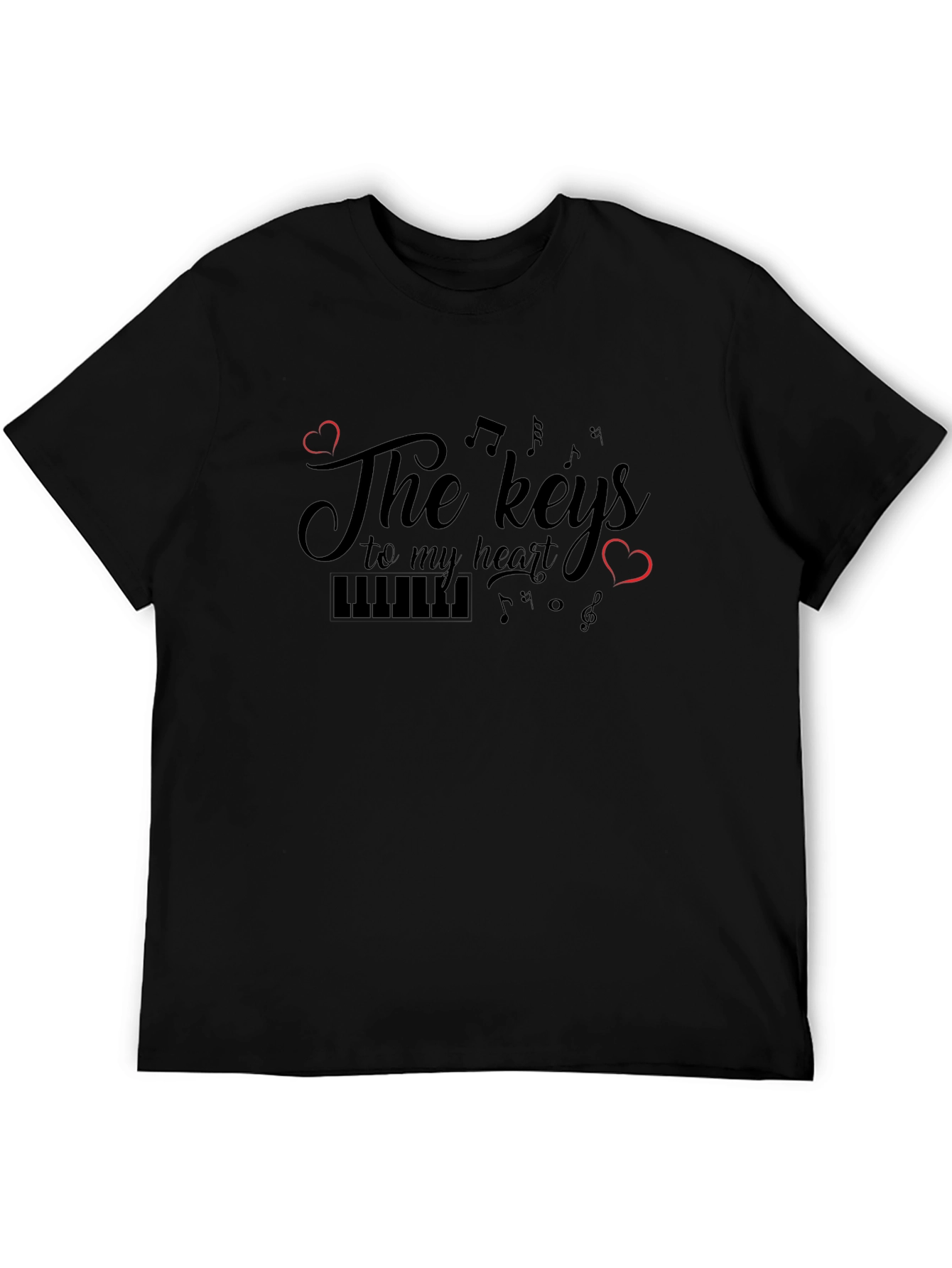 Musical Keys to My Heart Graphic Tee