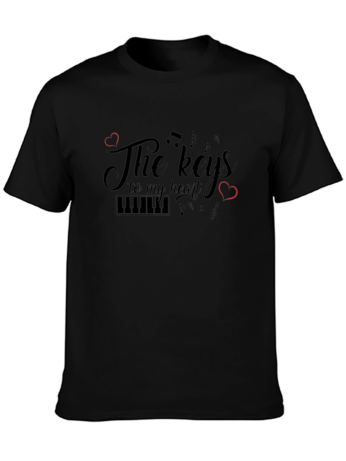 Musical Keys to My Heart Graphic Tee