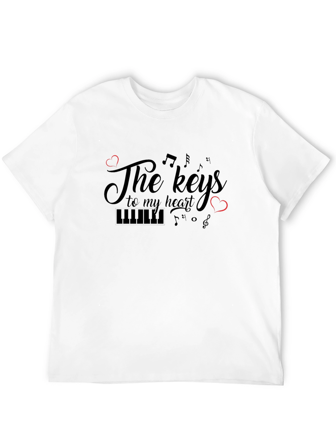 Musical Keys to My Heart Graphic Tee