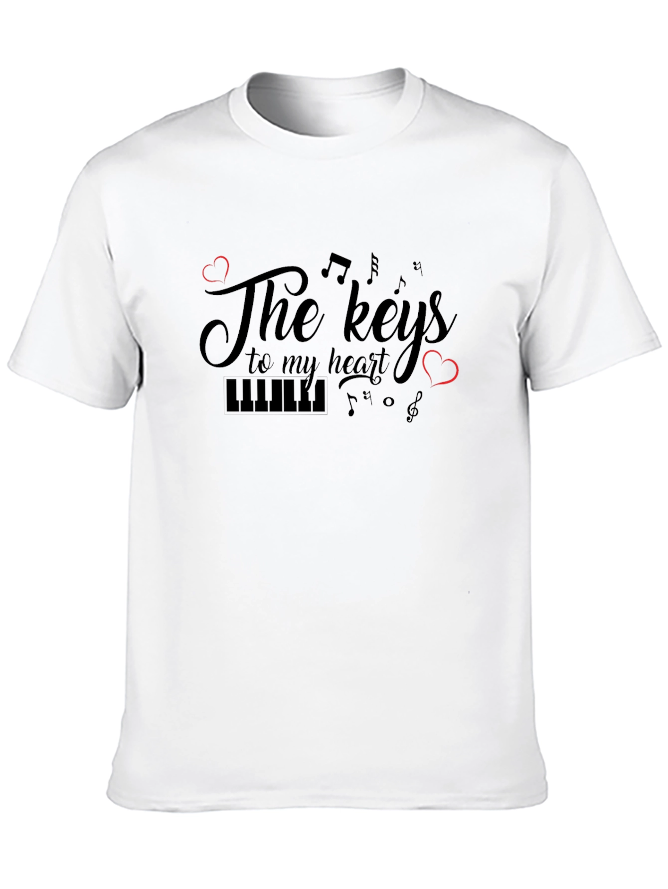 Musical Keys to My Heart Graphic Tee