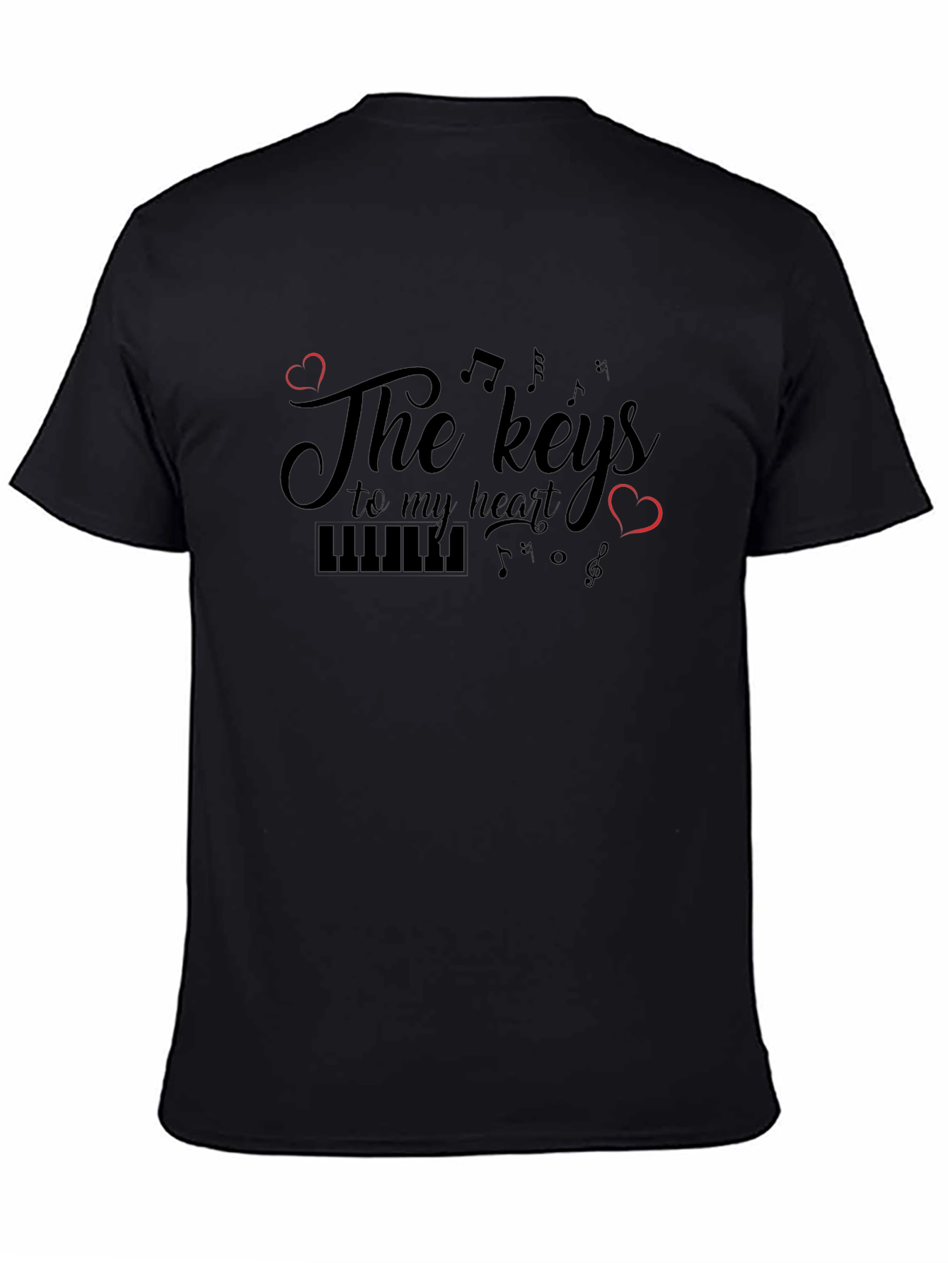 Musical Keys to My Heart Graphic Tee