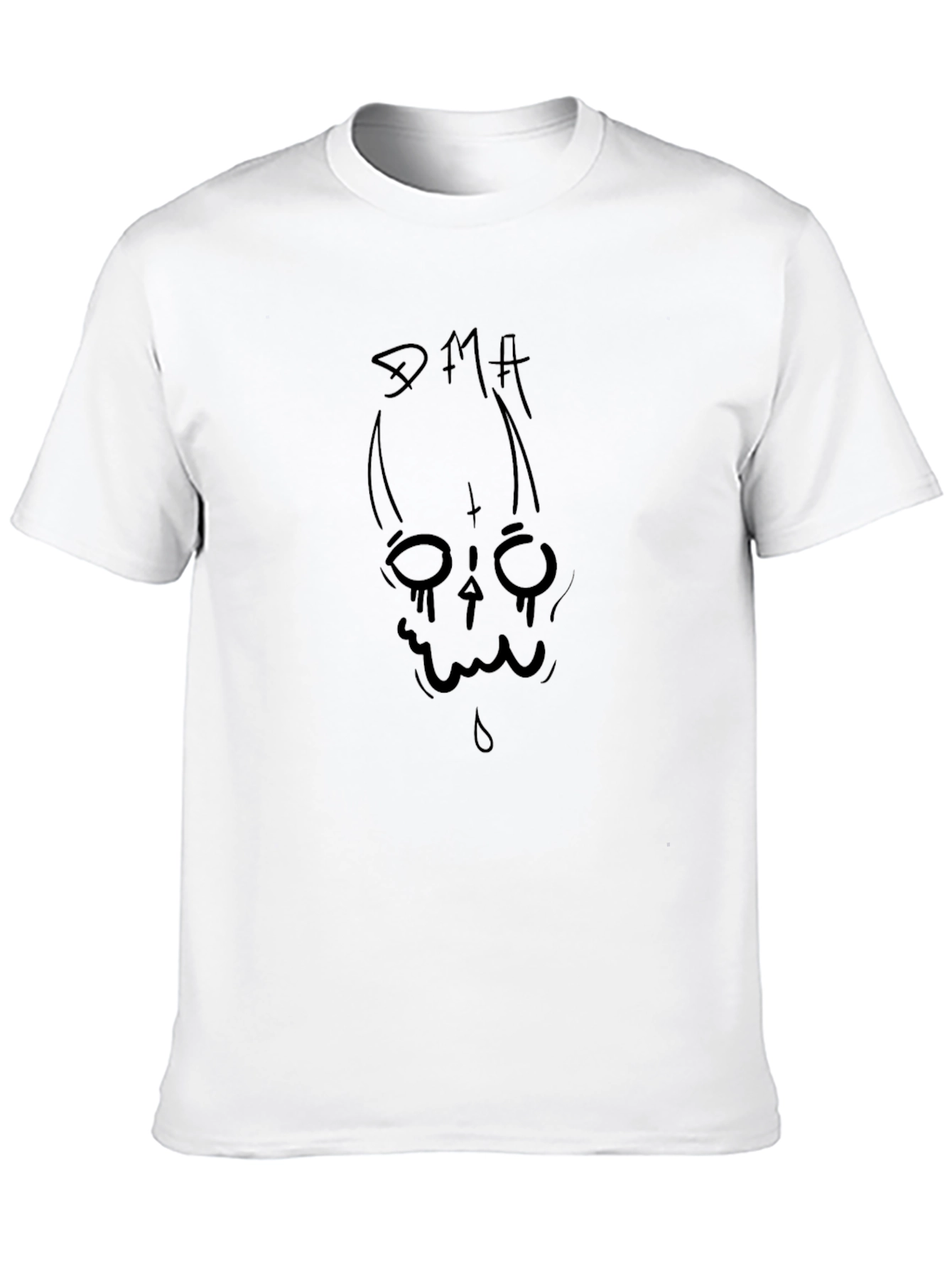 DMA Skull Graphic Black T-Shirt