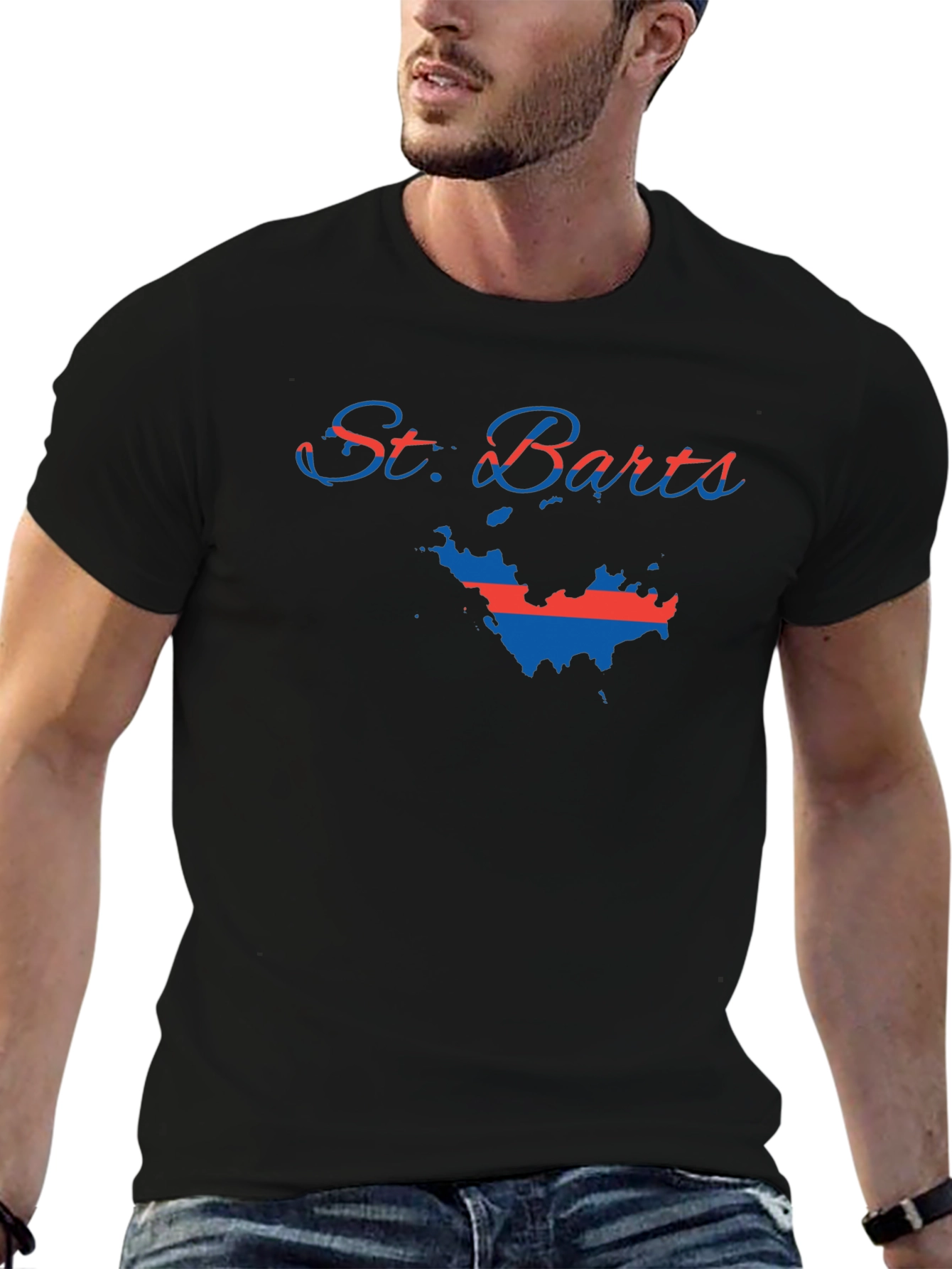 St. Barts Flag T-Shirt - Island Pride