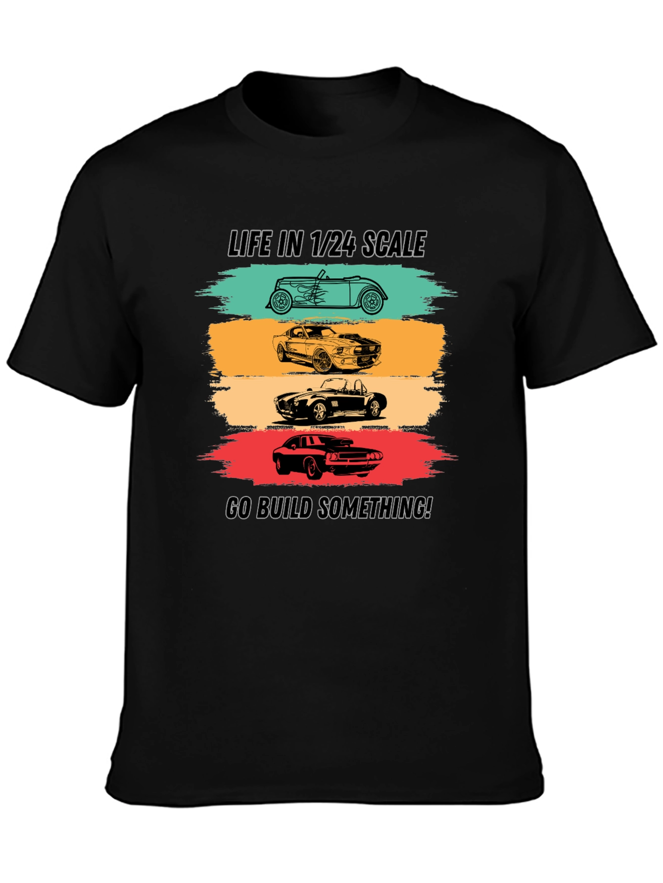 Life in 1/24 Scale Car Enthusiast T-Shirt