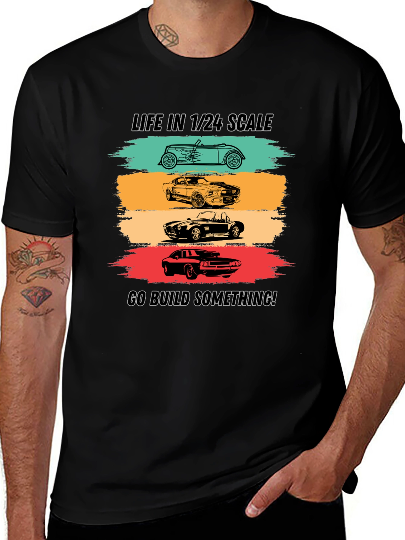 Life in 1/24 Scale Car Enthusiast T-Shirt
