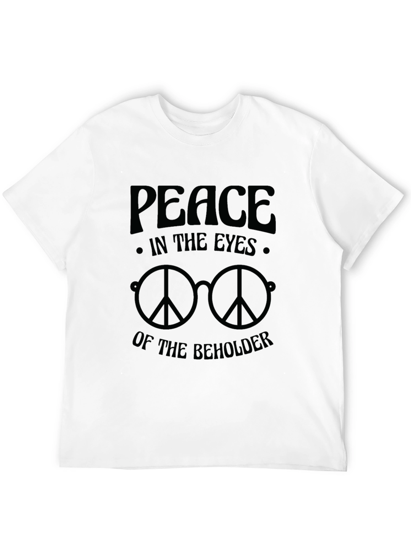 Peace in the Eyes T-Shirt - Retro Style