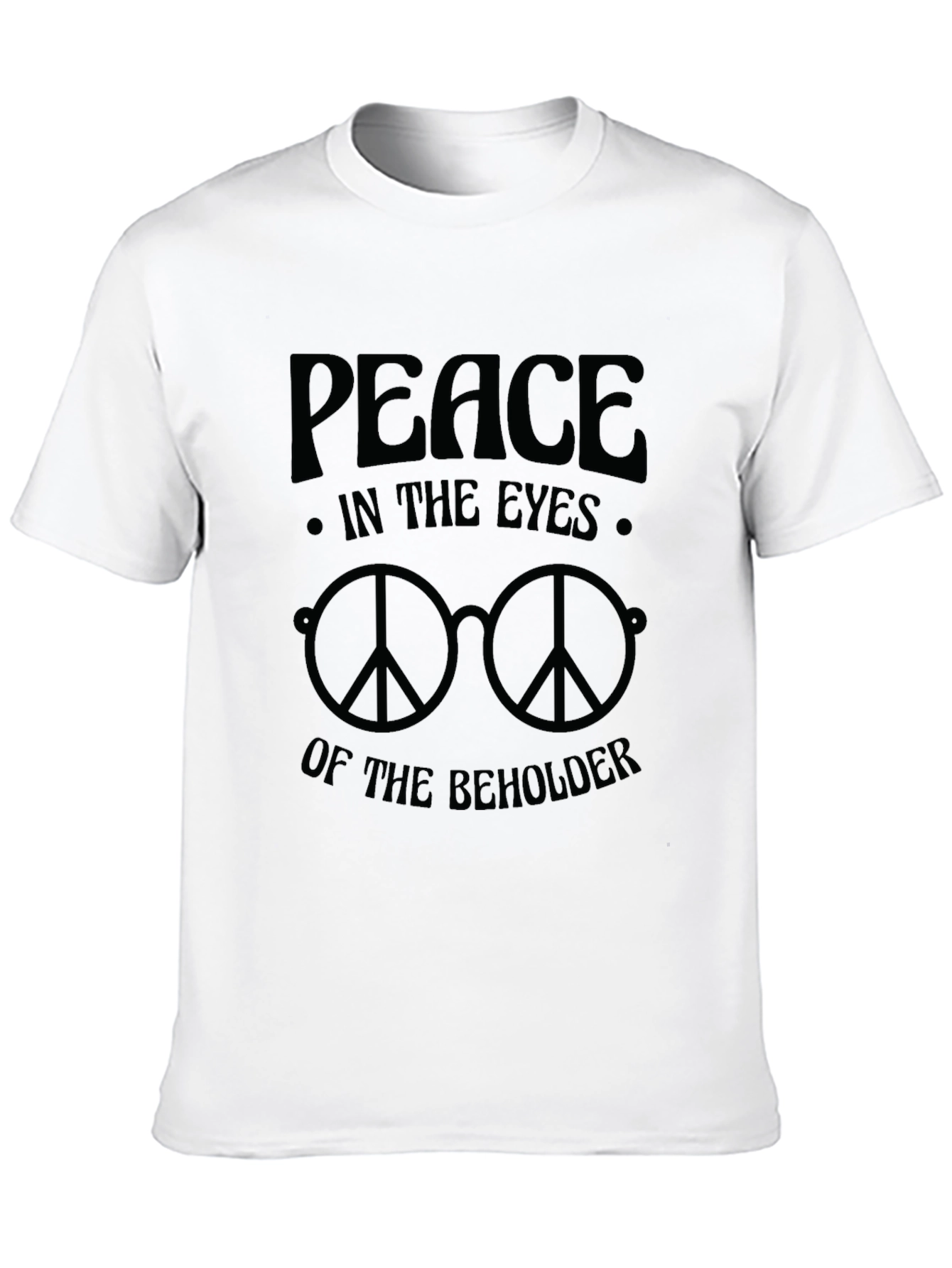 Peace in the Eyes T-Shirt - Retro Style