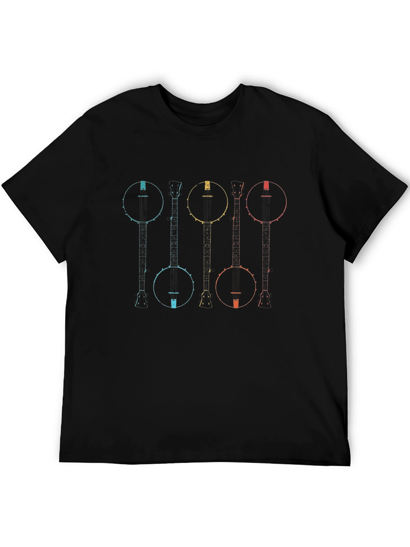 Retro Banjo Instrument Graphic Tee