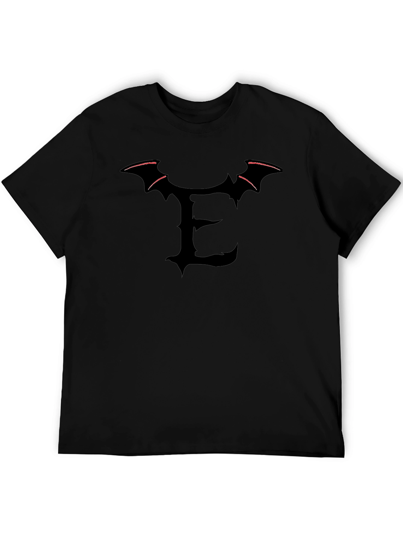 Black E-Bat Graphic Tee