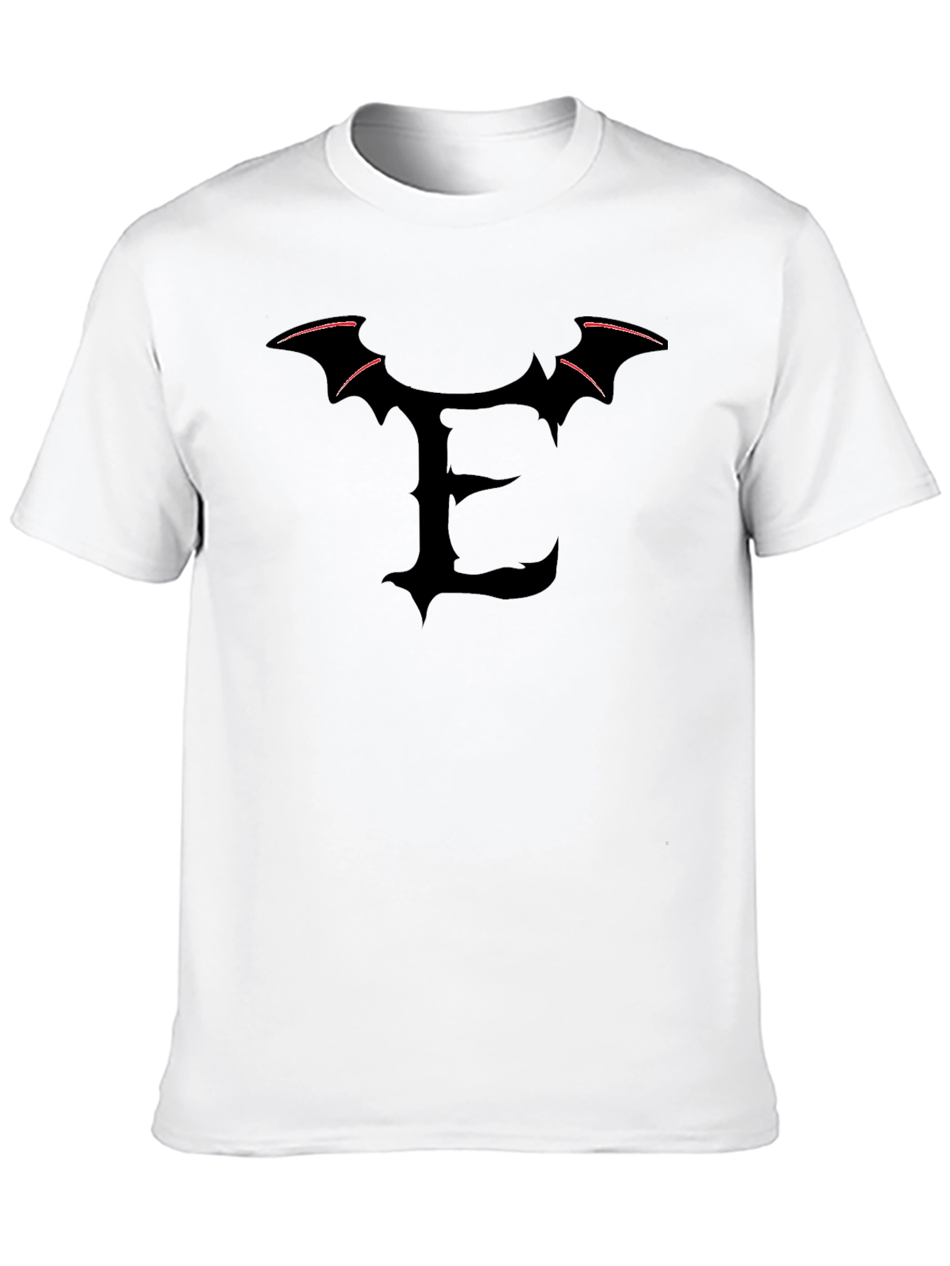 Black E-Bat Graphic Tee