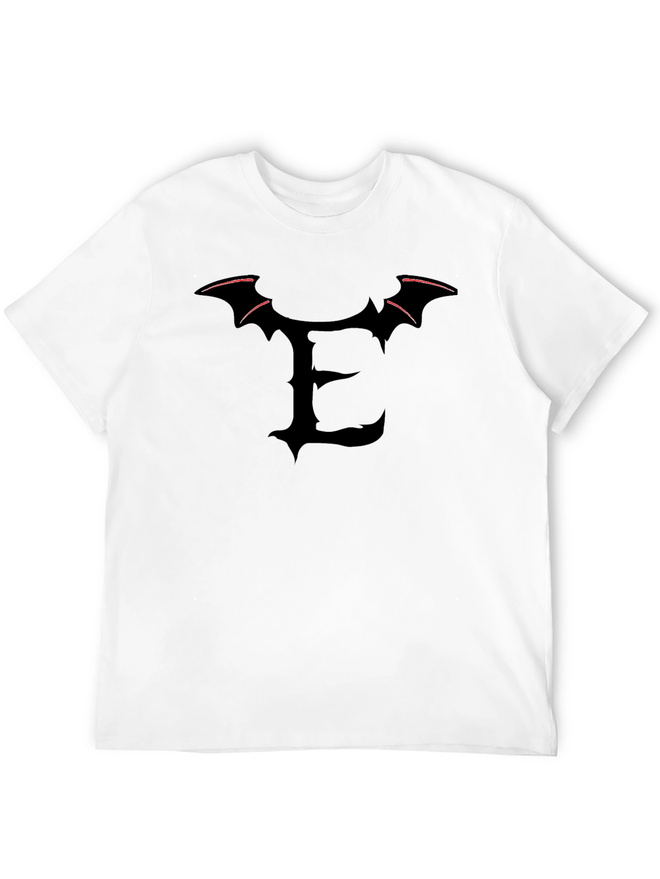 Black E-Bat Graphic Tee