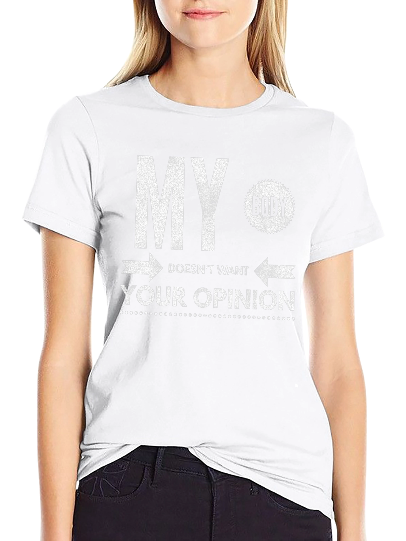 My Body Your Opinion Graphic Tee