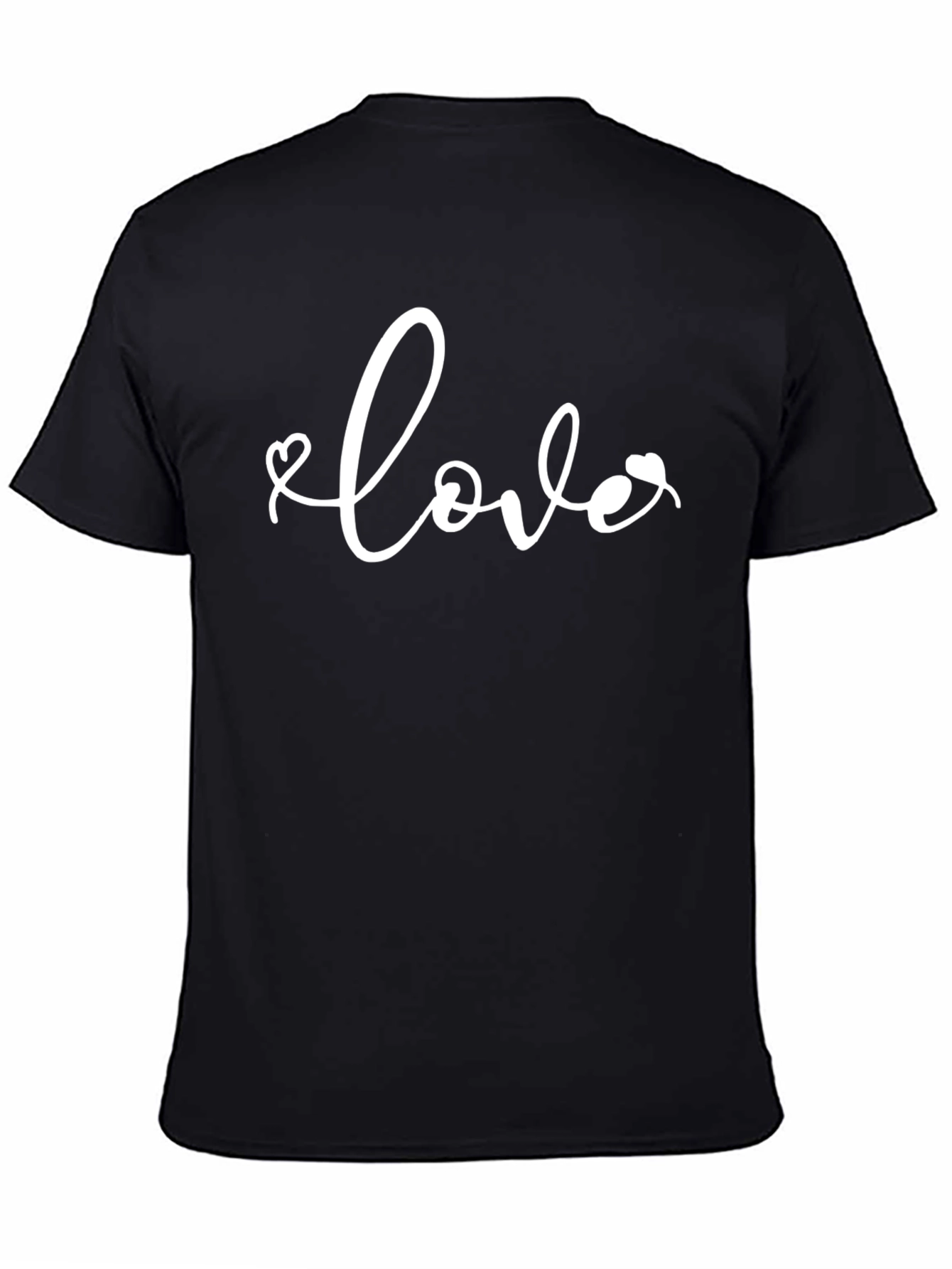 Love Graphic Tee - Stylish Black Cotton T-Shirt