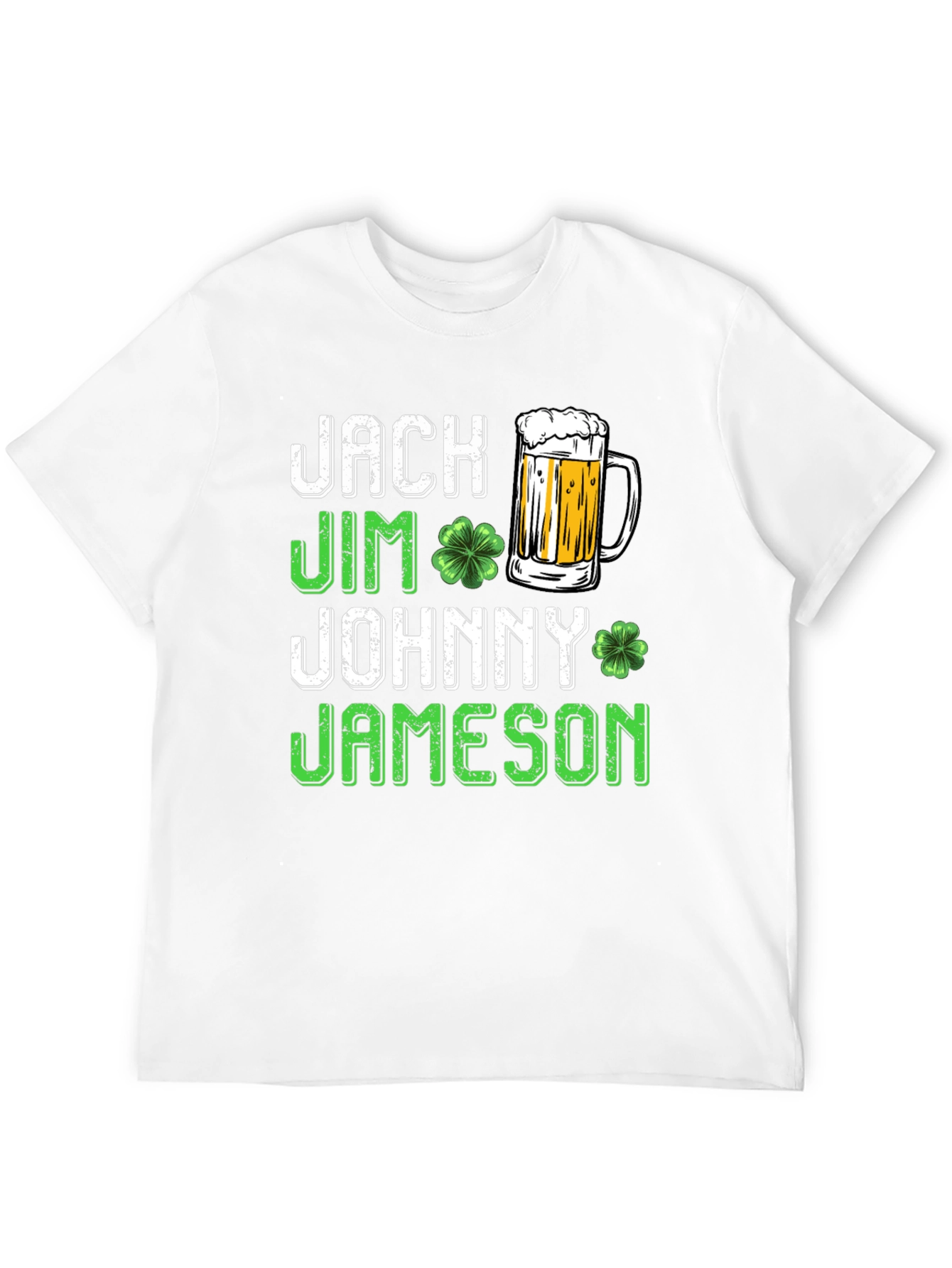 St. Patricks Day Beer T-Shirt Jack Jim Johnny Jameson