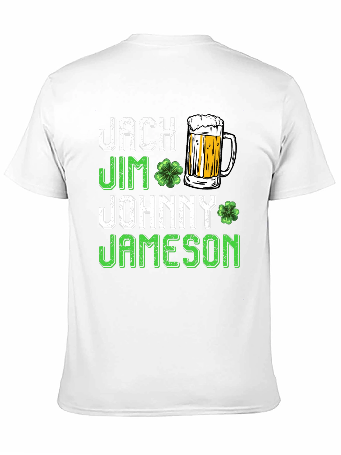 St. Patricks Day Beer T-Shirt Jack Jim Johnny Jameson