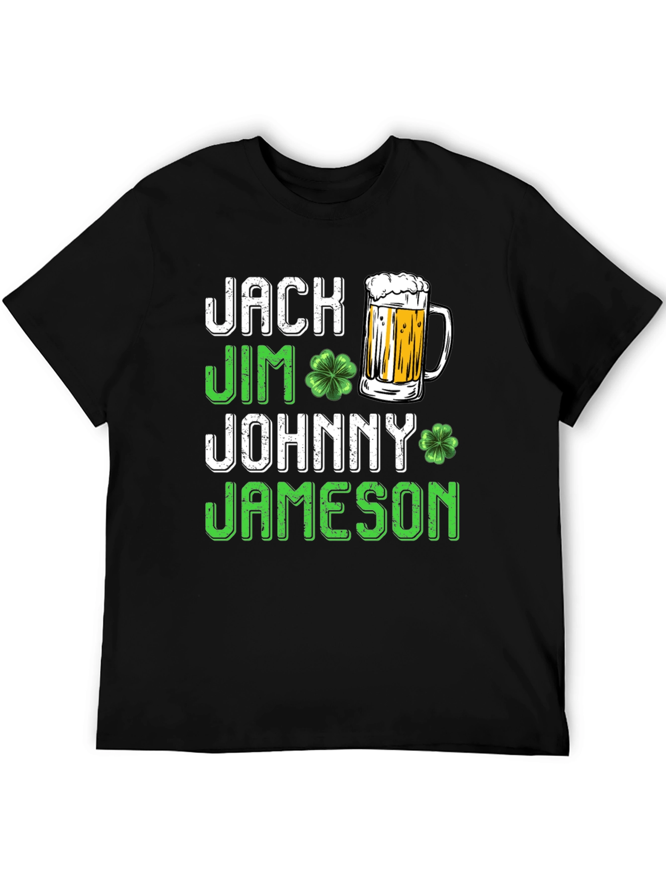 St. Patricks Day Beer T-Shirt Jack Jim Johnny Jameson