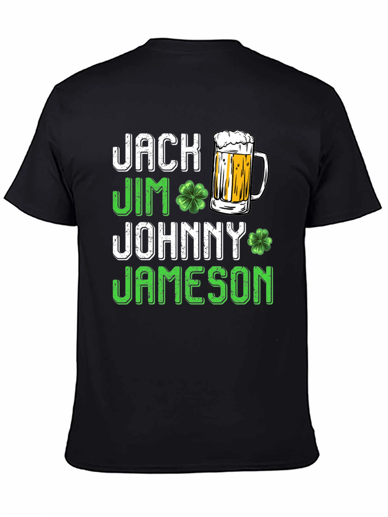 St. Patricks Day Beer T-Shirt Jack Jim Johnny Jameson