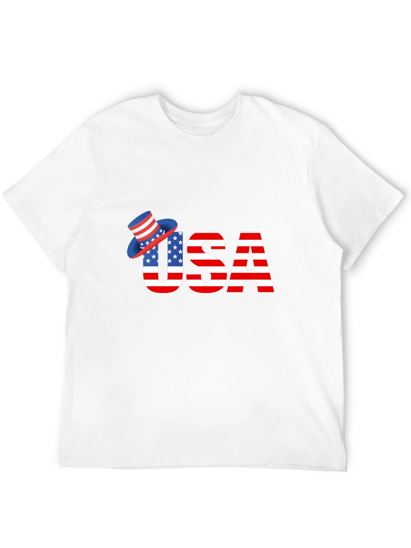 Patriotic USA T-Shirt - American Flag Design