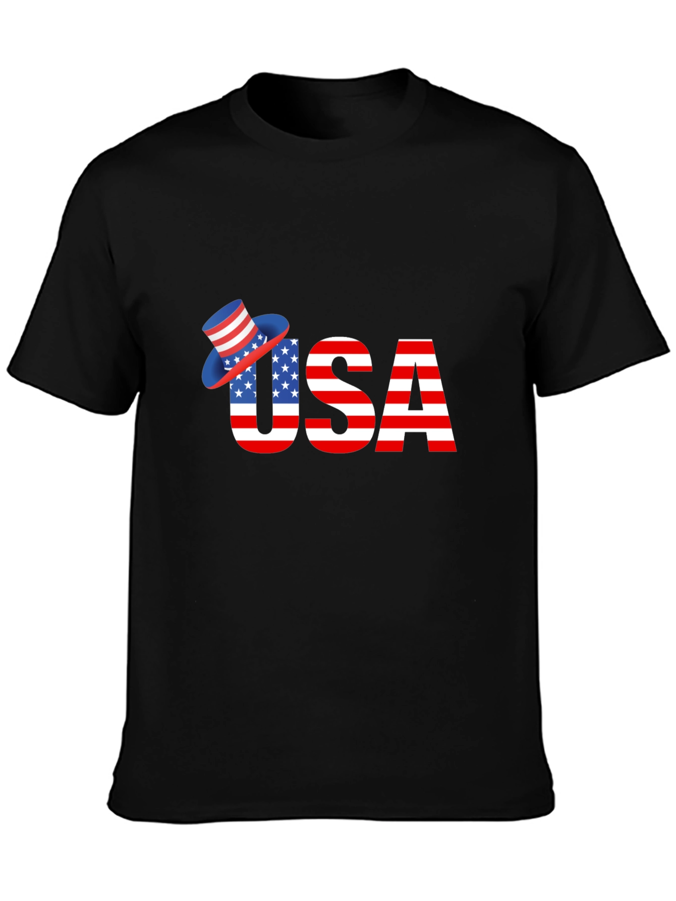 Patriotic USA T-Shirt - American Flag Design