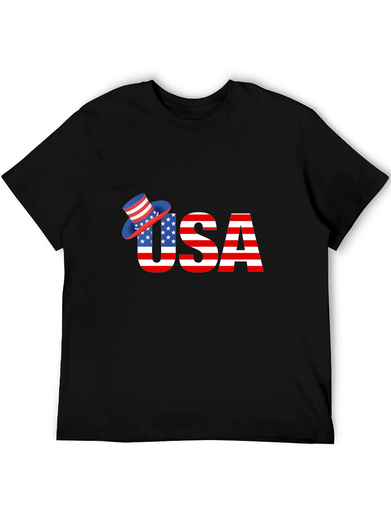 Patriotic USA T-Shirt - American Flag Design