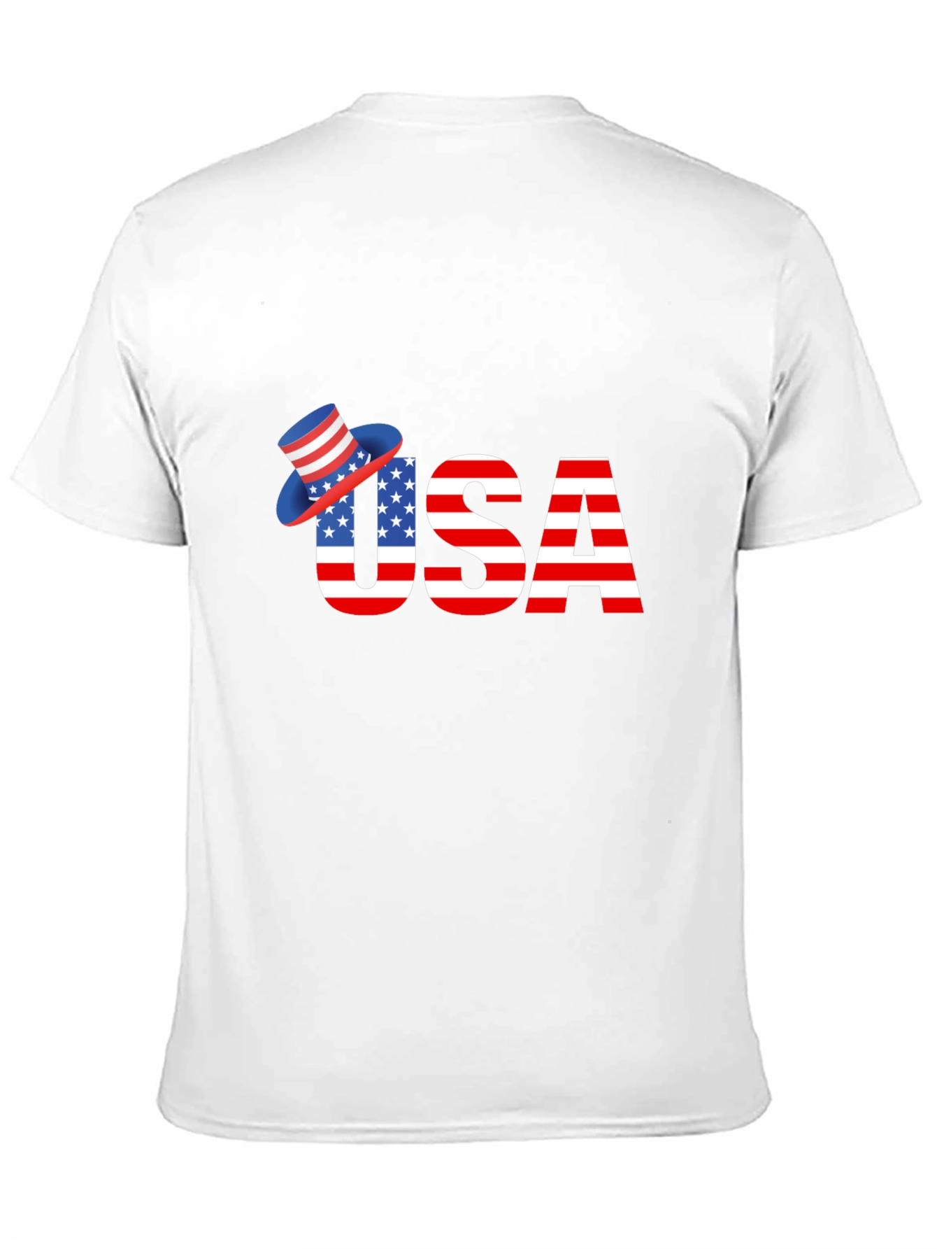 Patriotic USA T-Shirt - American Flag Design