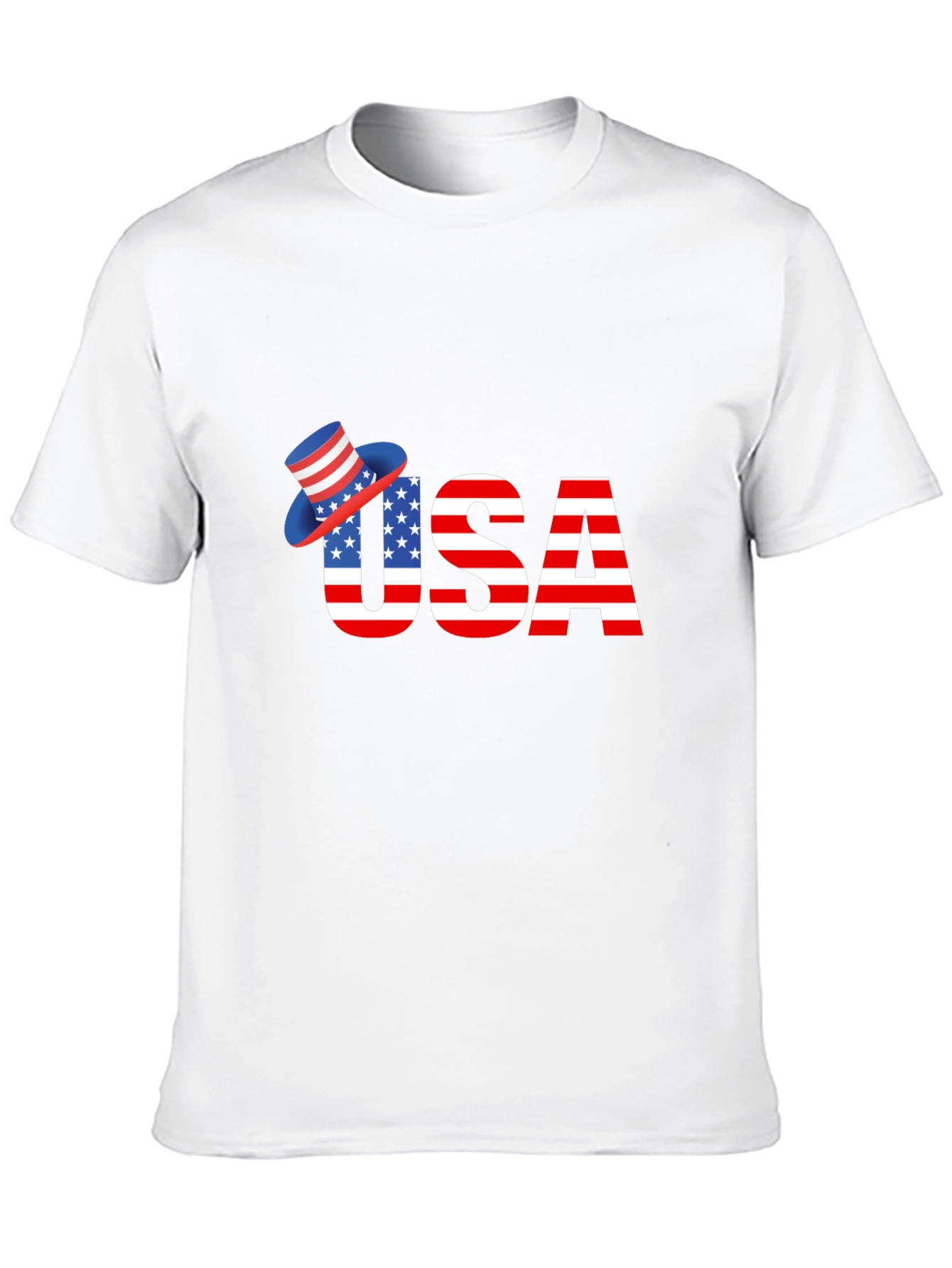 Patriotic USA T-Shirt - American Flag Design