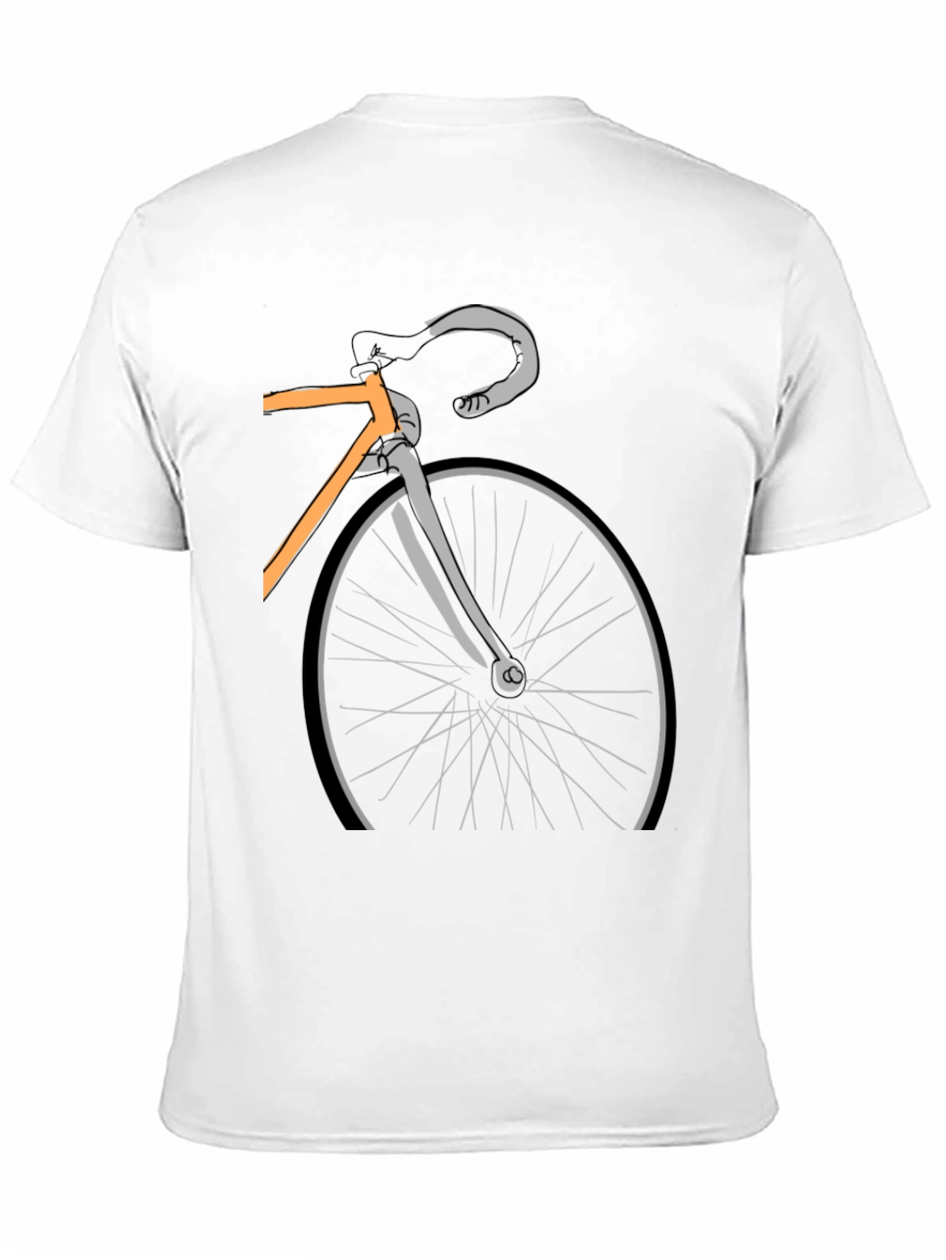 Cycling Graphic T-Shirt - Black Cotton Bike Tee
