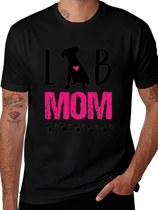 Lab Mom T-Shirt - Cute Dog Lover Tee