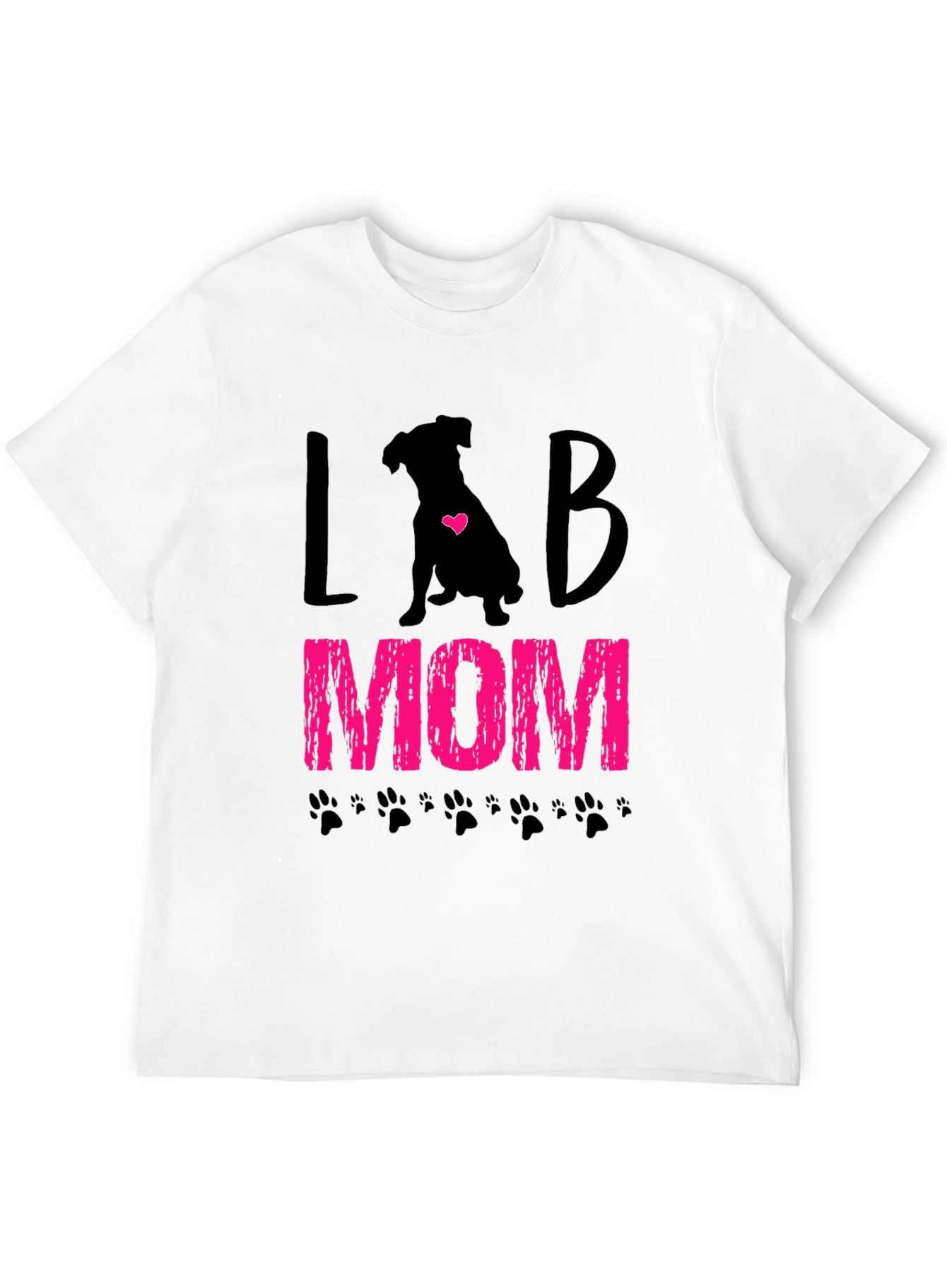 Lab Mom T-Shirt - Cute Dog Lover Tee