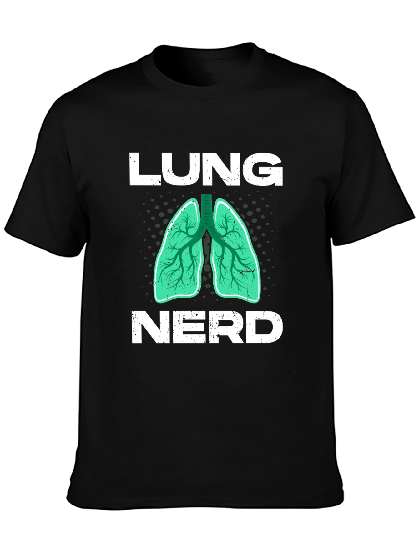 Lung Nerd T-Shirt Anatomy Graphic Tee