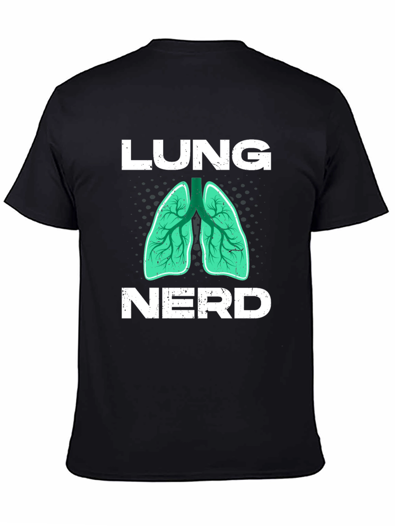 Lung Nerd T-Shirt Anatomy Graphic Tee
