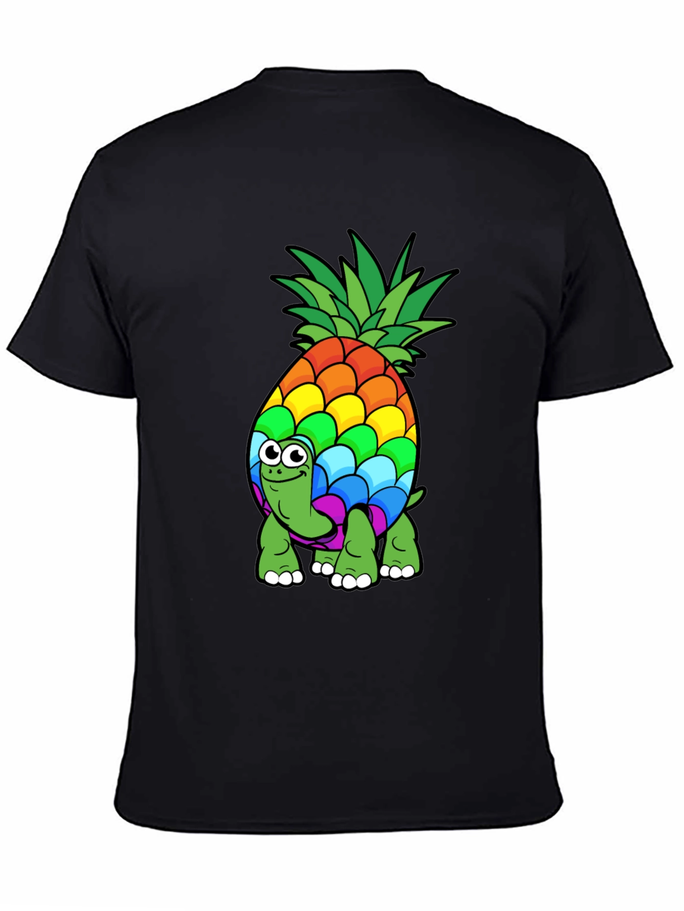 Rainbow Pineapple Turtle T-Shirt - Fun & Unique Design
