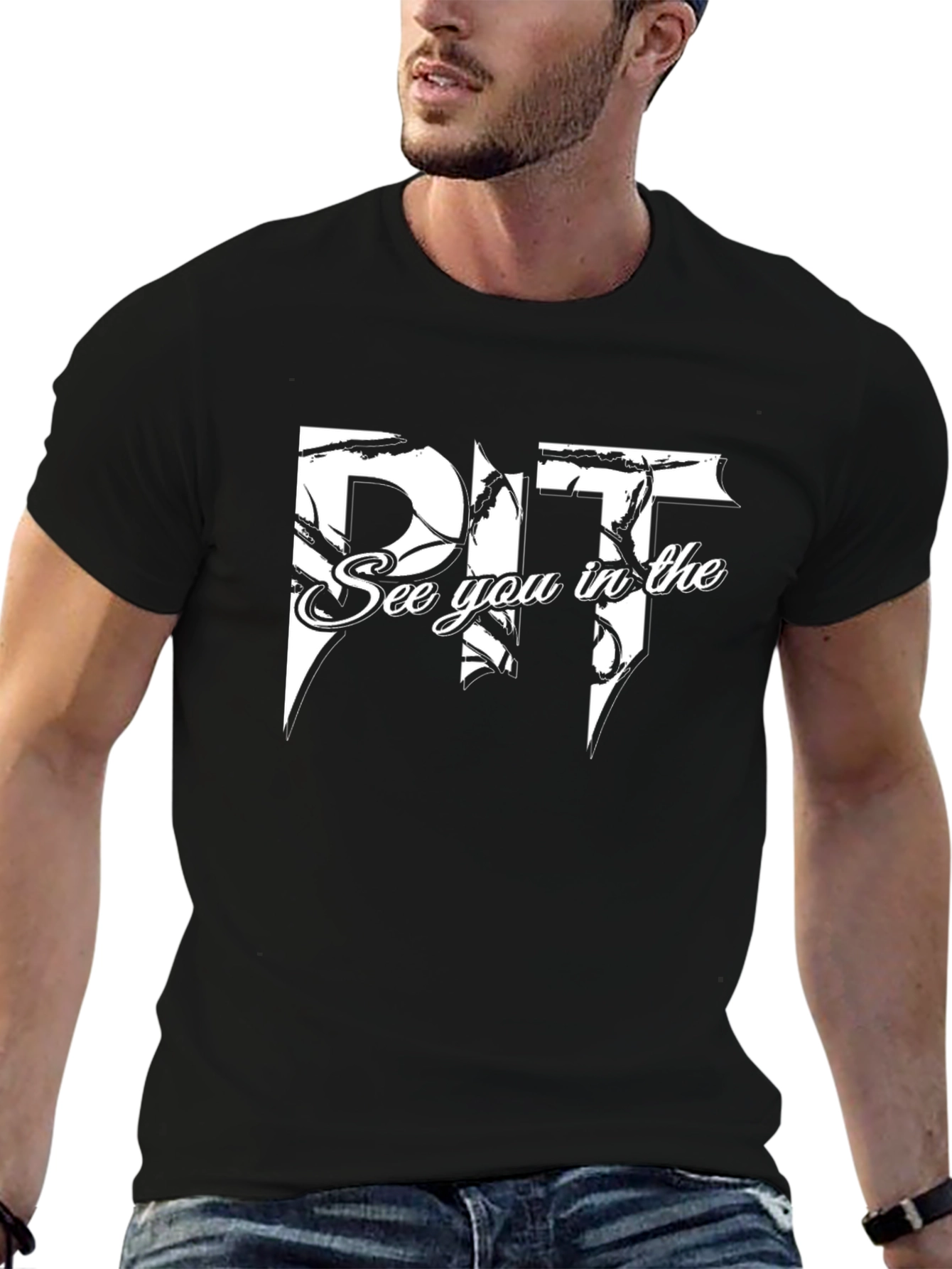 Pit See You in the Pit Graphic Black T-Shirt