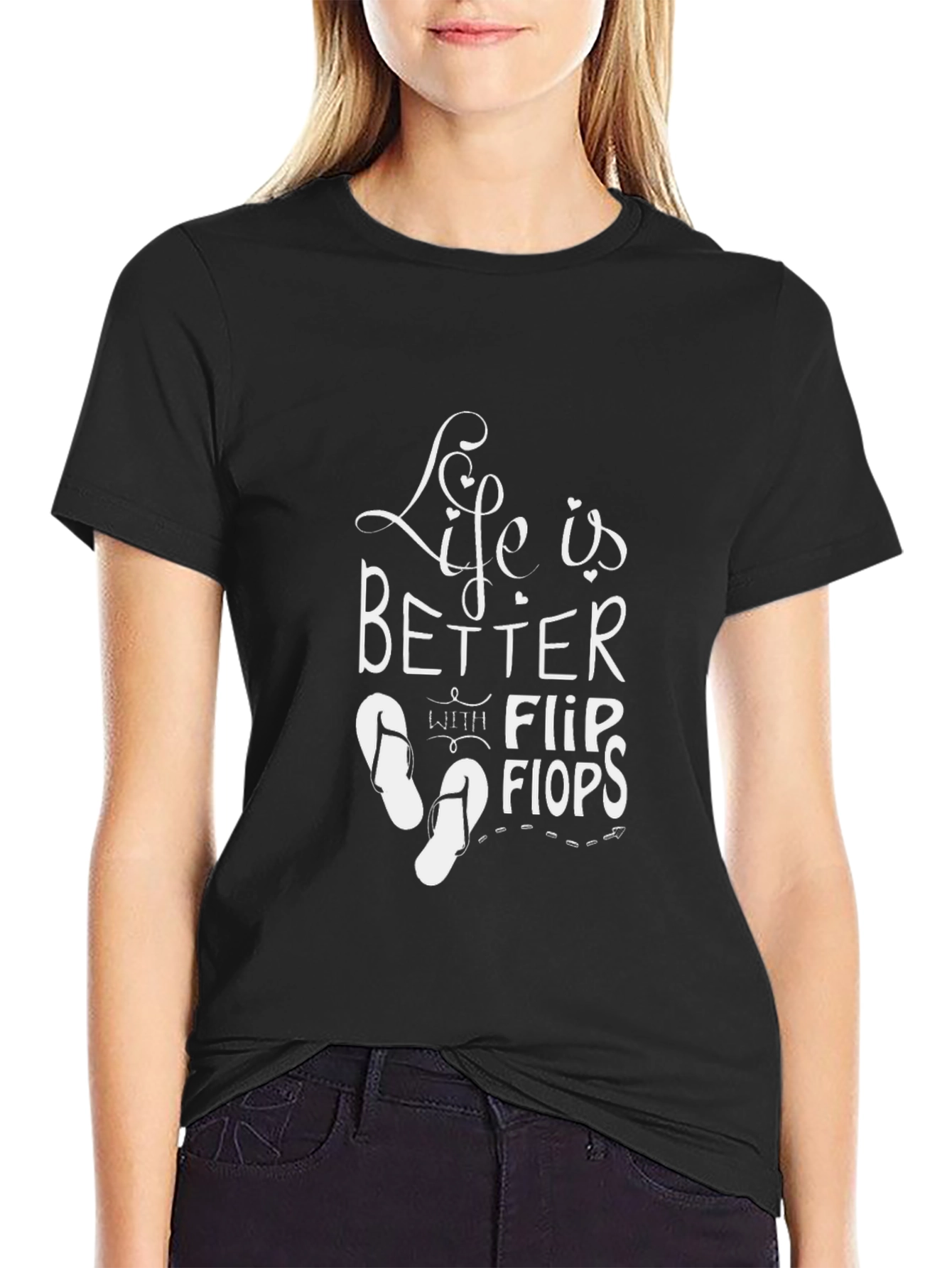 Life is Better with Flip Flops Graphic Tee