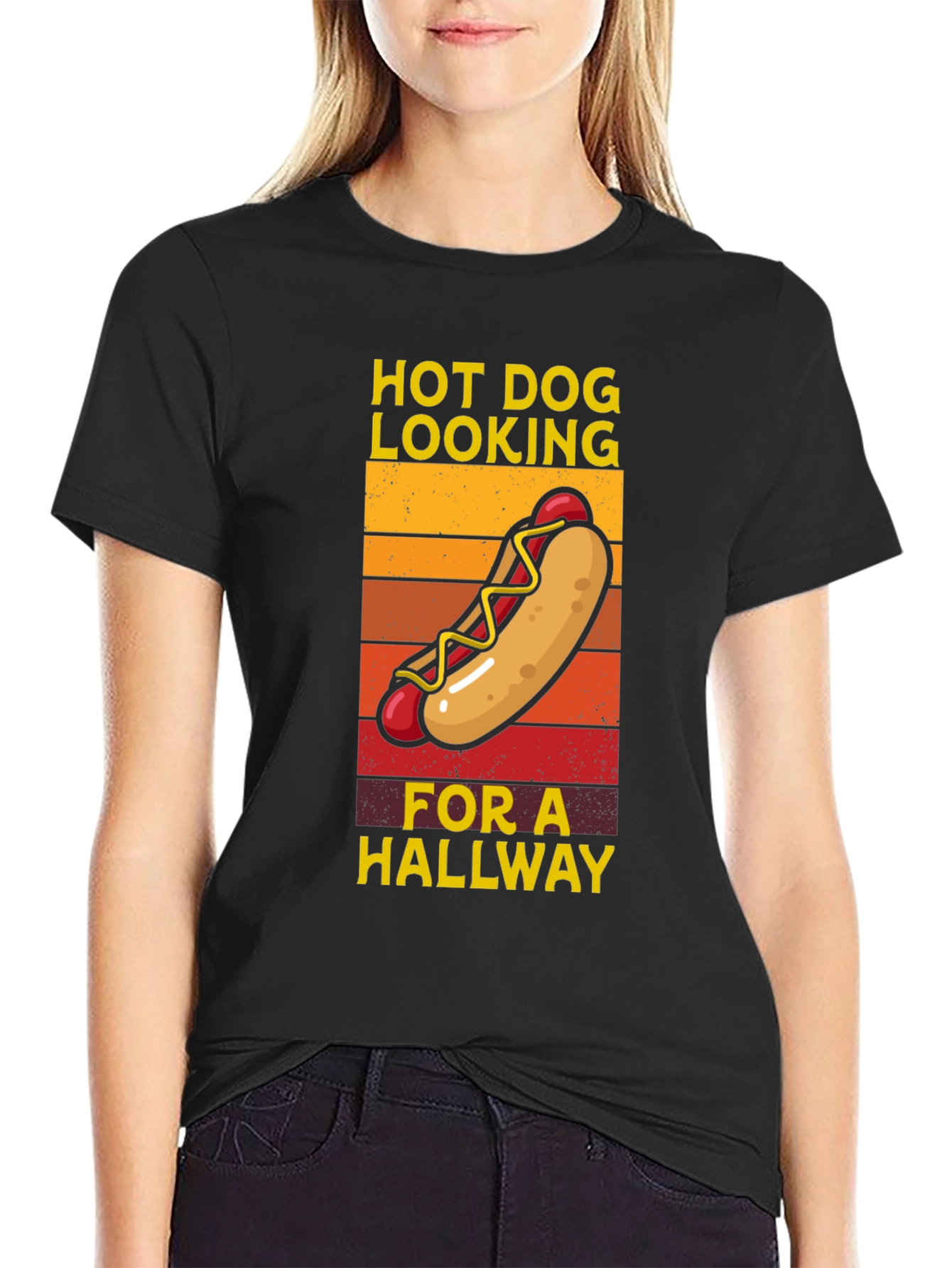 Hot Dog Hallway Graphic Tee