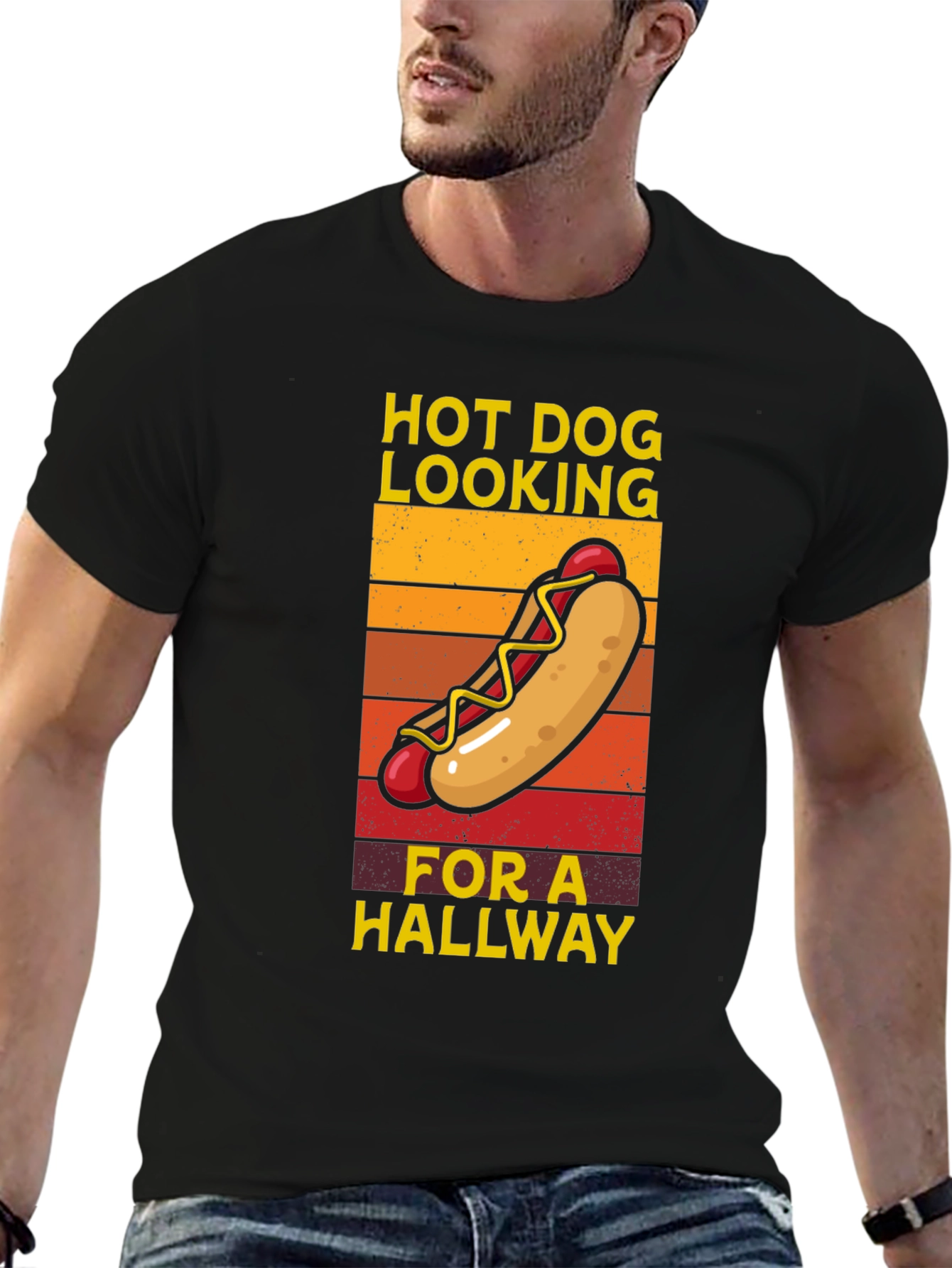Hot Dog Hallway Graphic Tee
