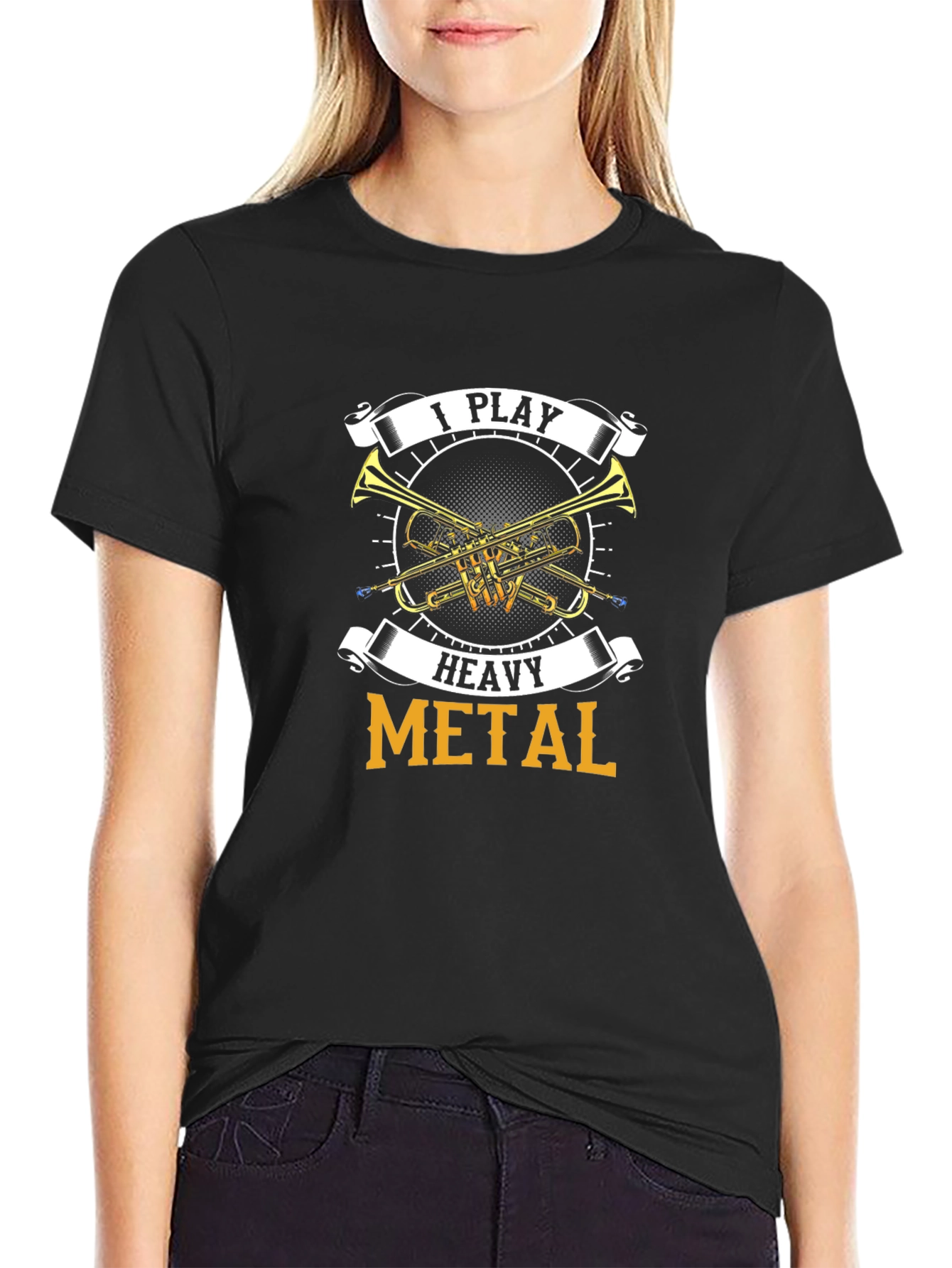 I Play Heavy Metal T-Shirt - Musician Gift