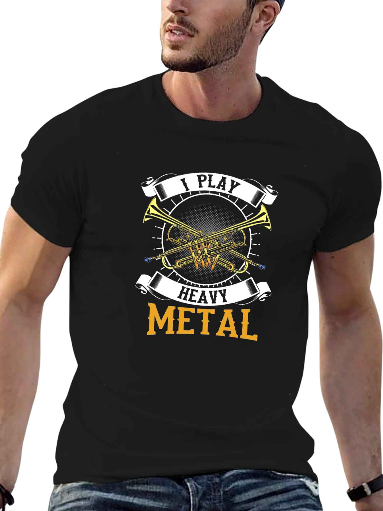 I Play Heavy Metal T-Shirt - Musician Gift