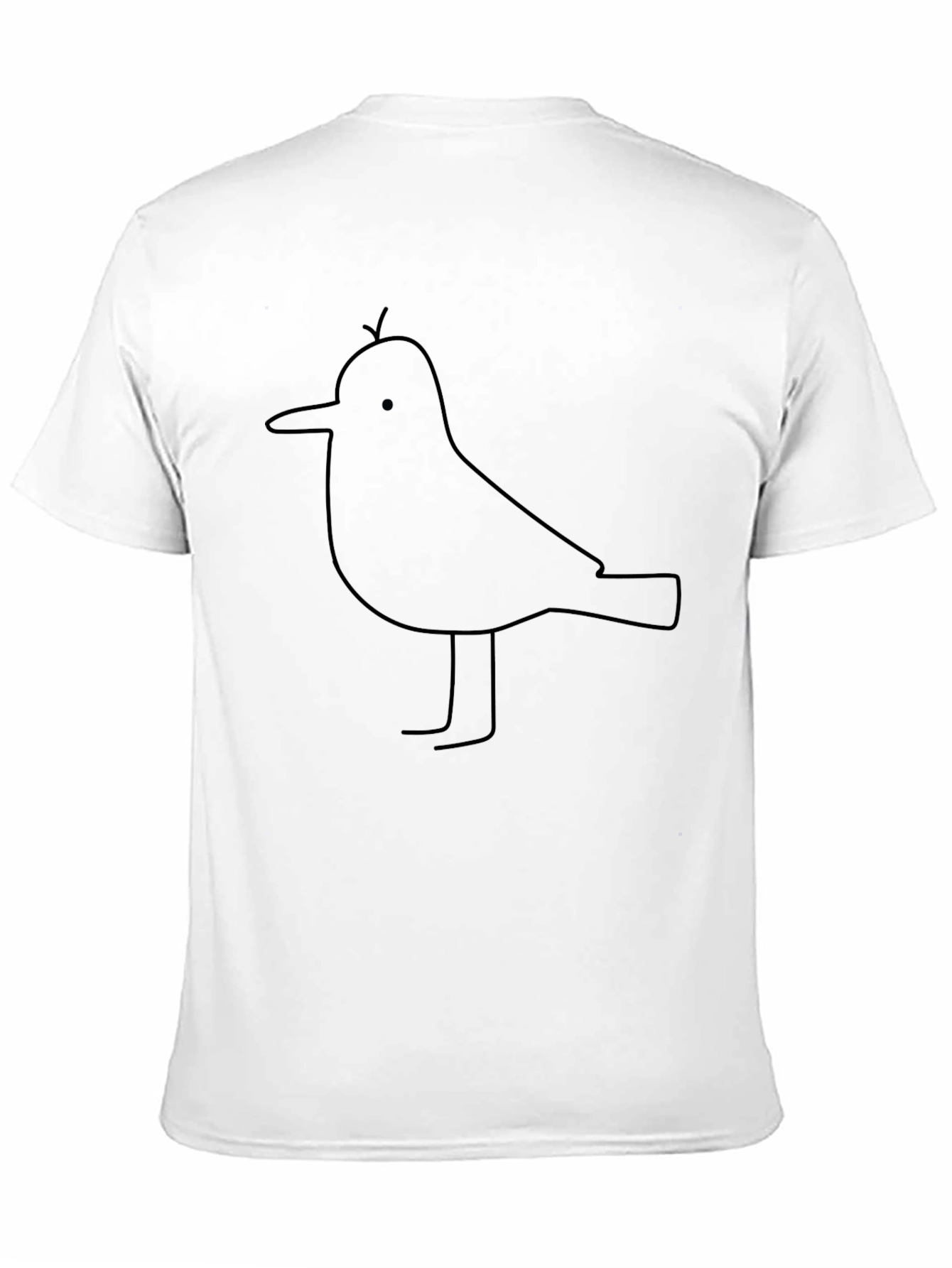 Bird Graphic Black T-Shirt