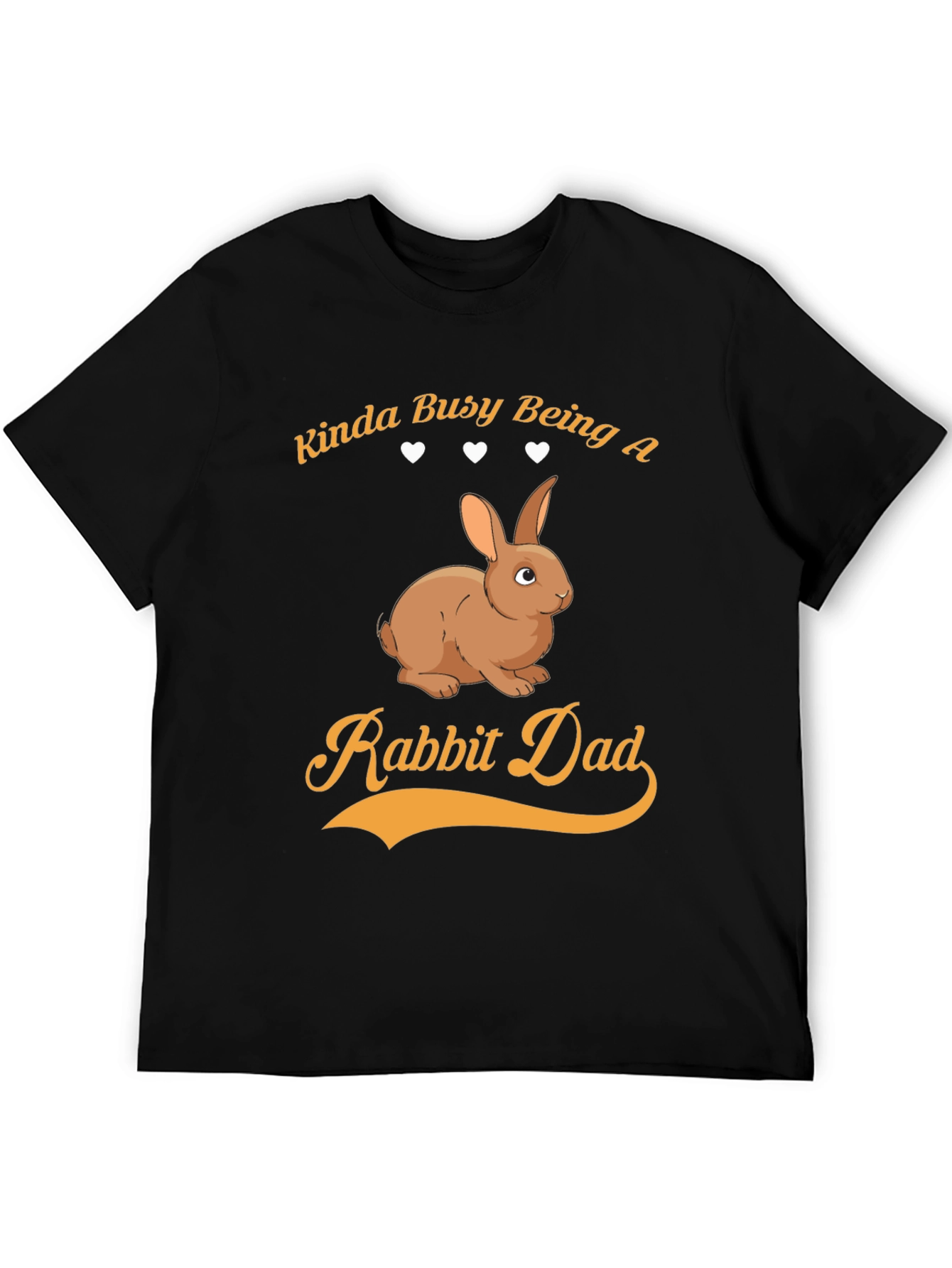 Rabbit Dad Graphic Tee - Kinda Busy T-Shirt