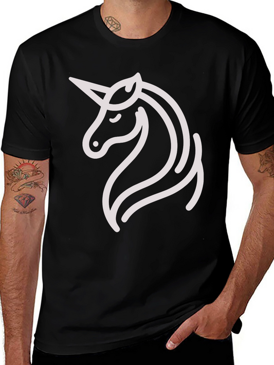 Unicorn Graphic T-Shirt - Stylish Minimalist Design
