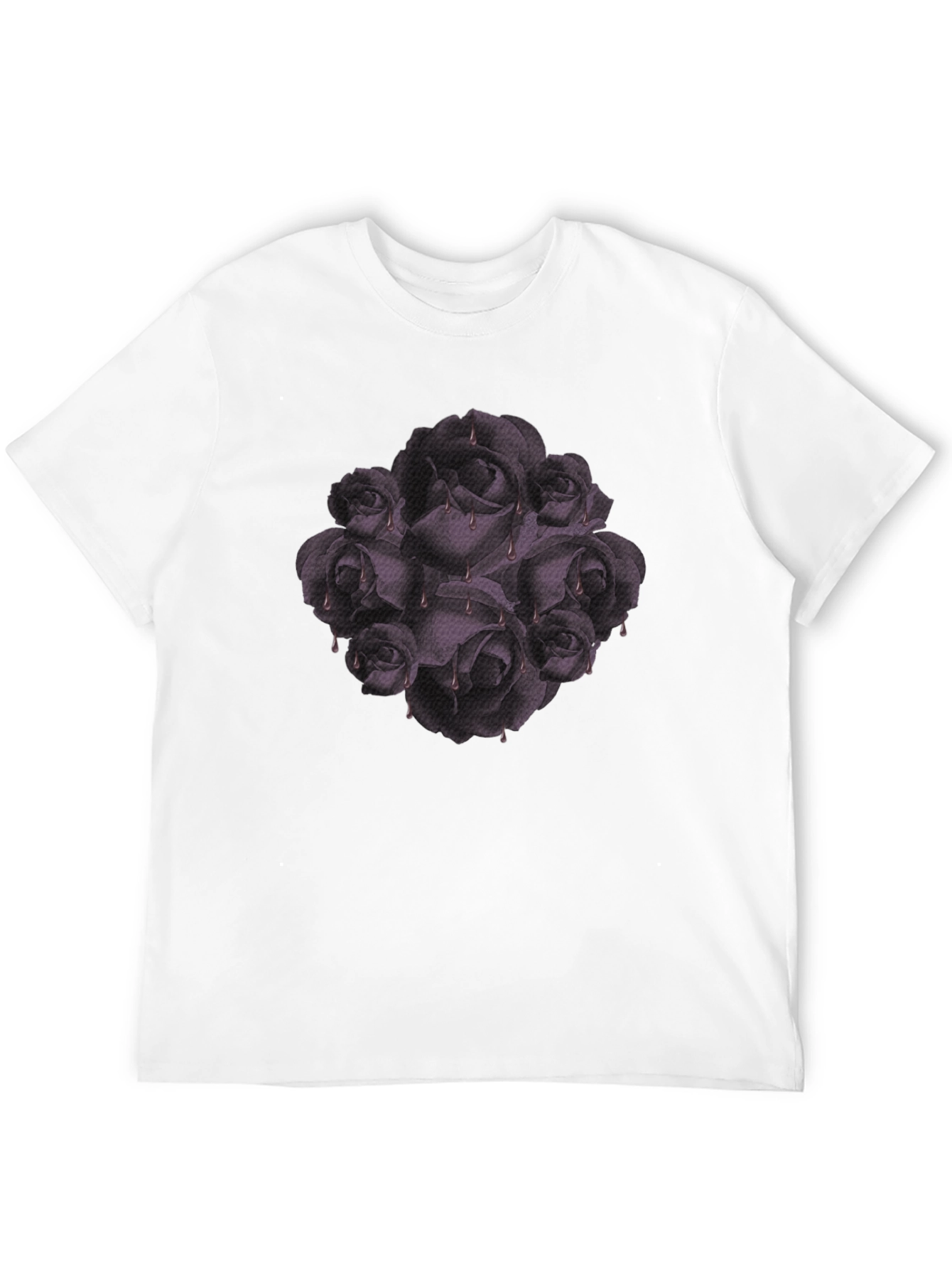 Gothic Roses T-Shirt - Dark Floral Graphic Tee