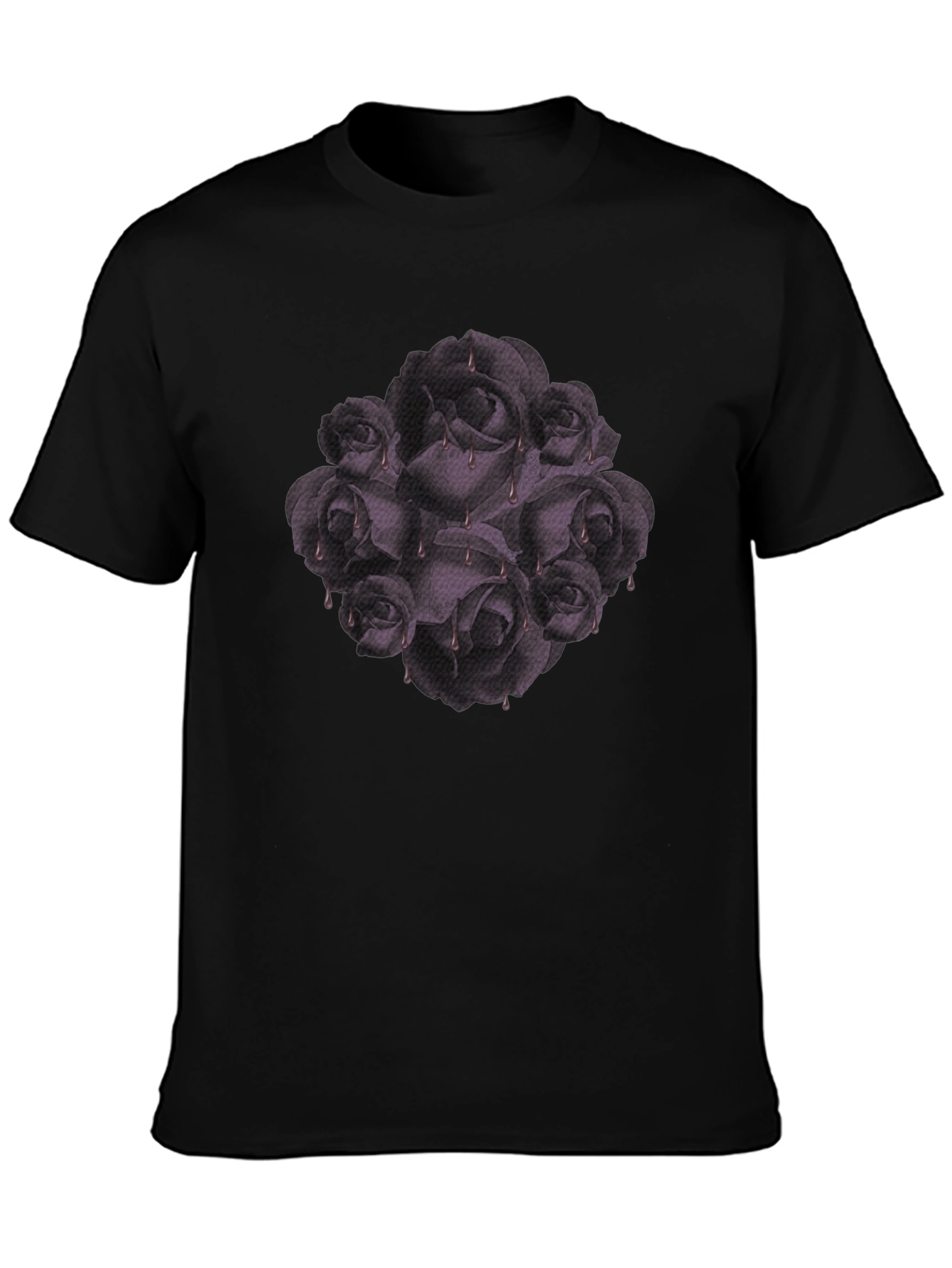 Gothic Roses T-Shirt - Dark Floral Graphic Tee