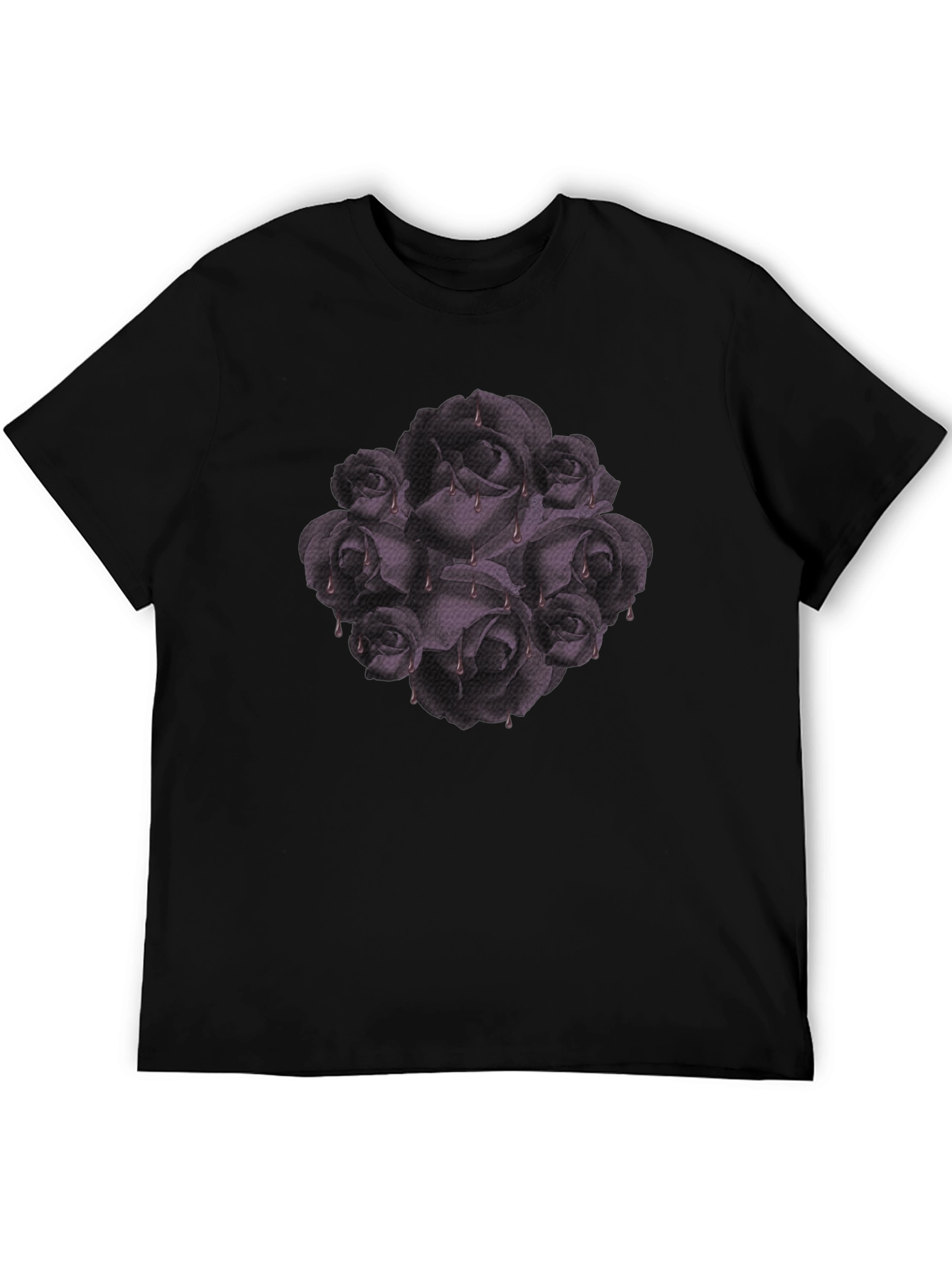 Gothic Roses T-Shirt - Dark Floral Graphic Tee